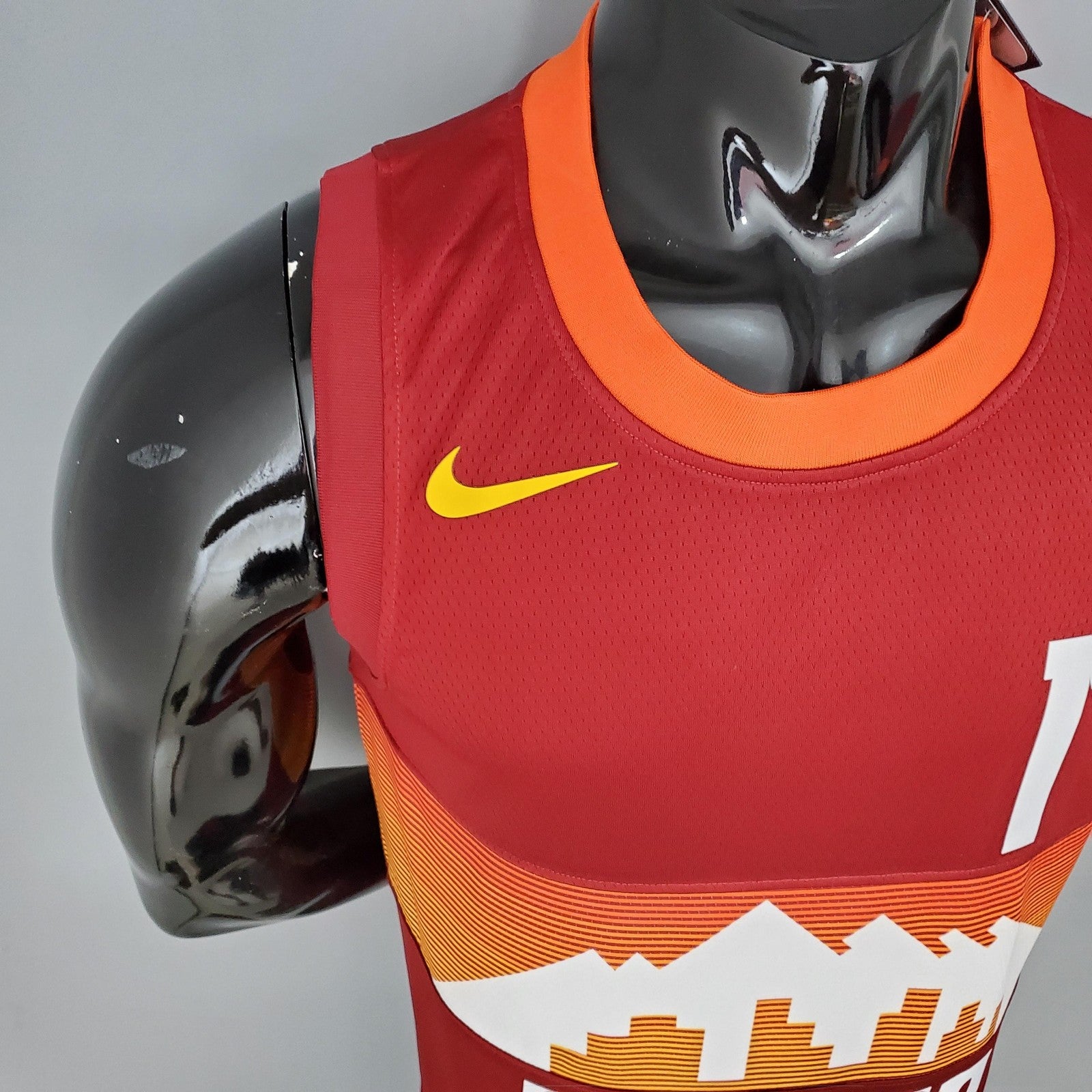 2021 Porter Jr #1 Nuggets City Edition Red Nba Jersey