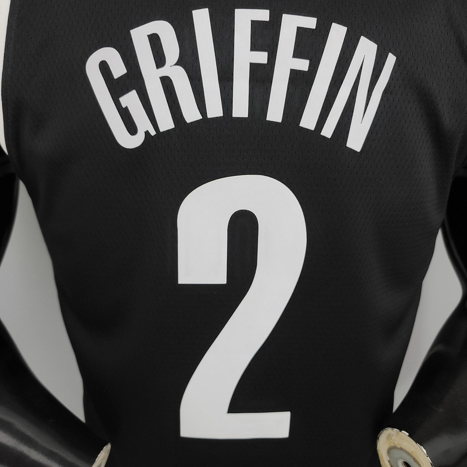 Griffin#2 Brooklyn Nets Black Nba Jersey