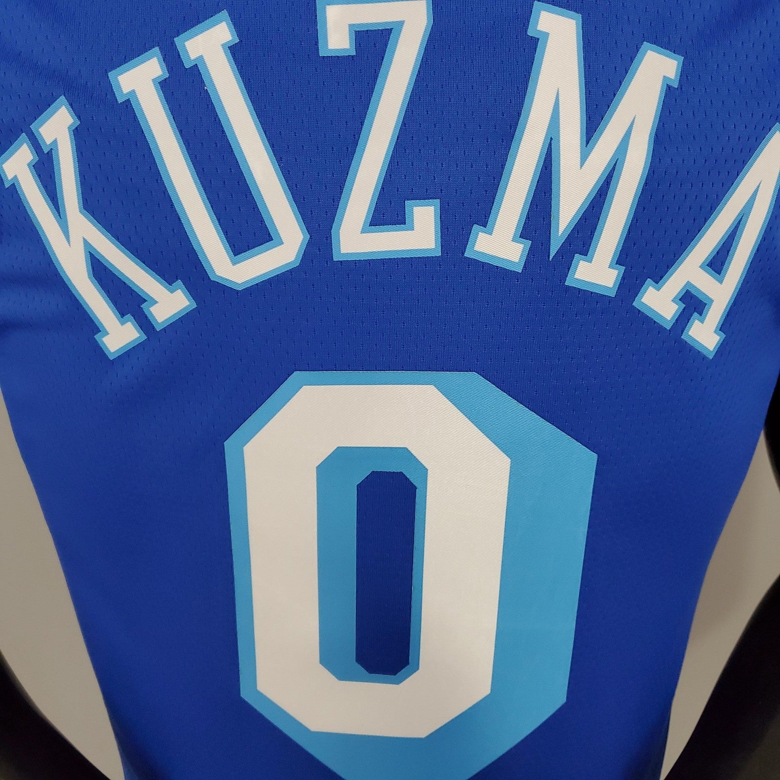 2021 Kuzma #0 Lakers Retro Blue Nba Jersey