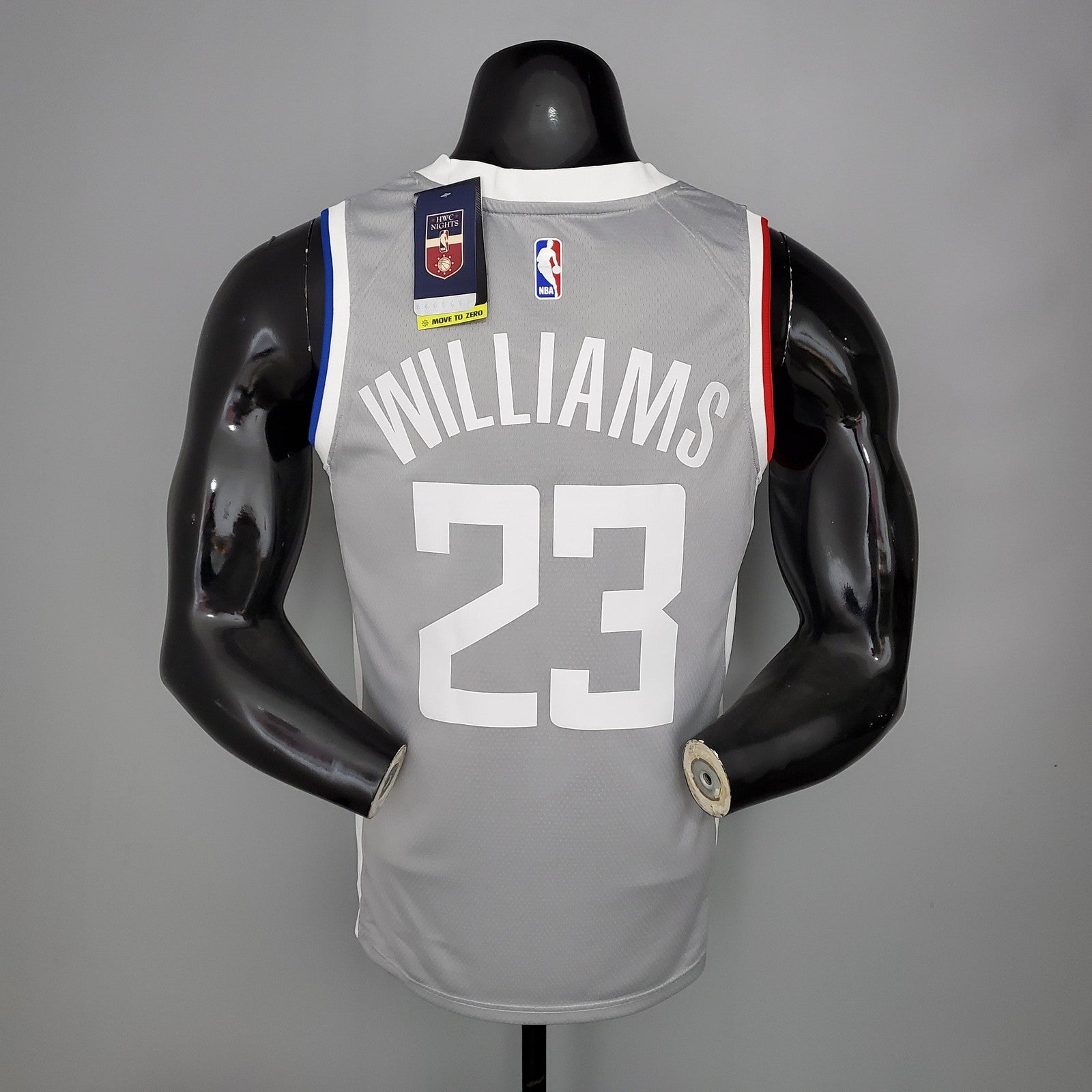 2021 Williams#23 Los Angeles Clippers Bonus Edition Grey Nba Jersey
