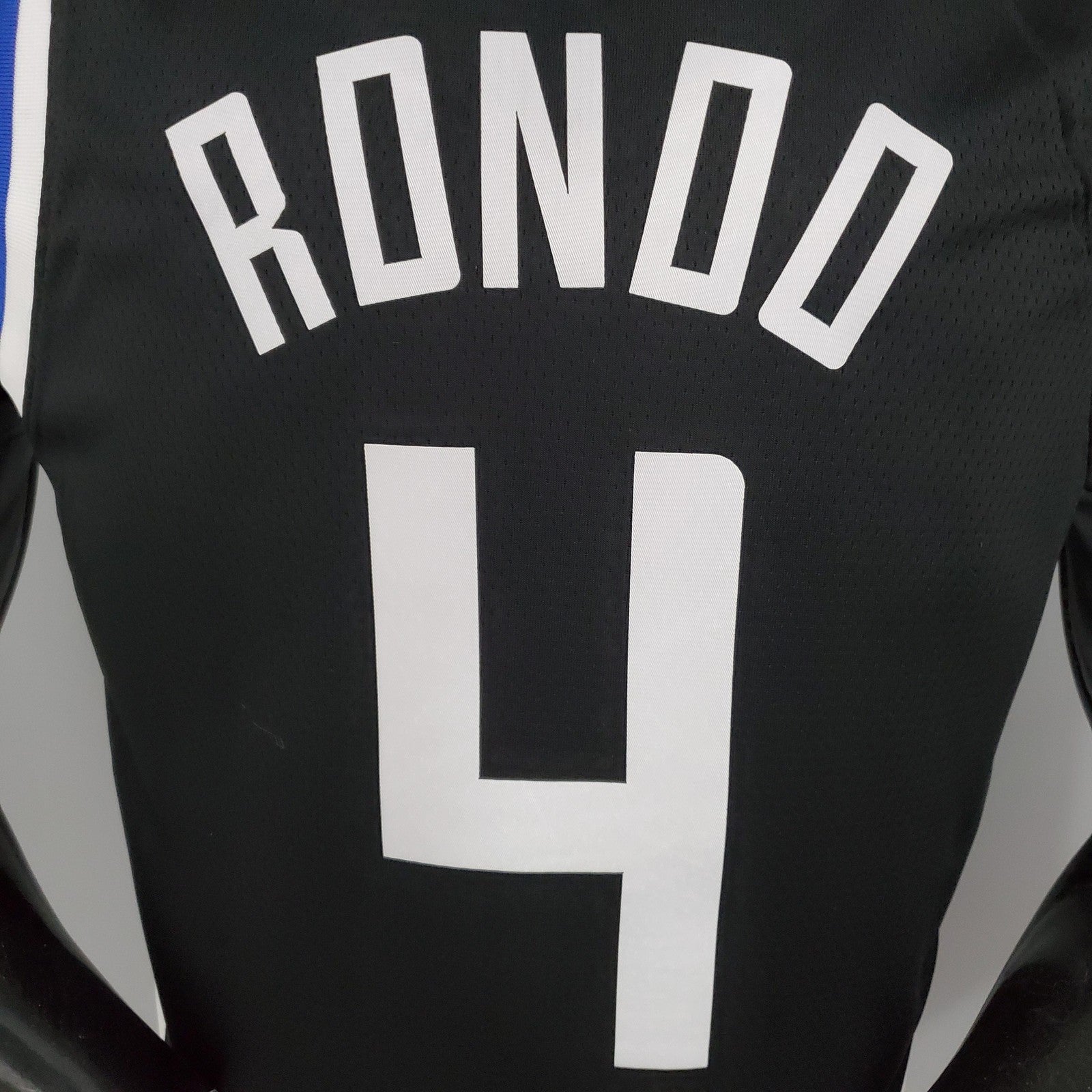 Rondo#4 Los Angeles Clippers Black Nba Jersey