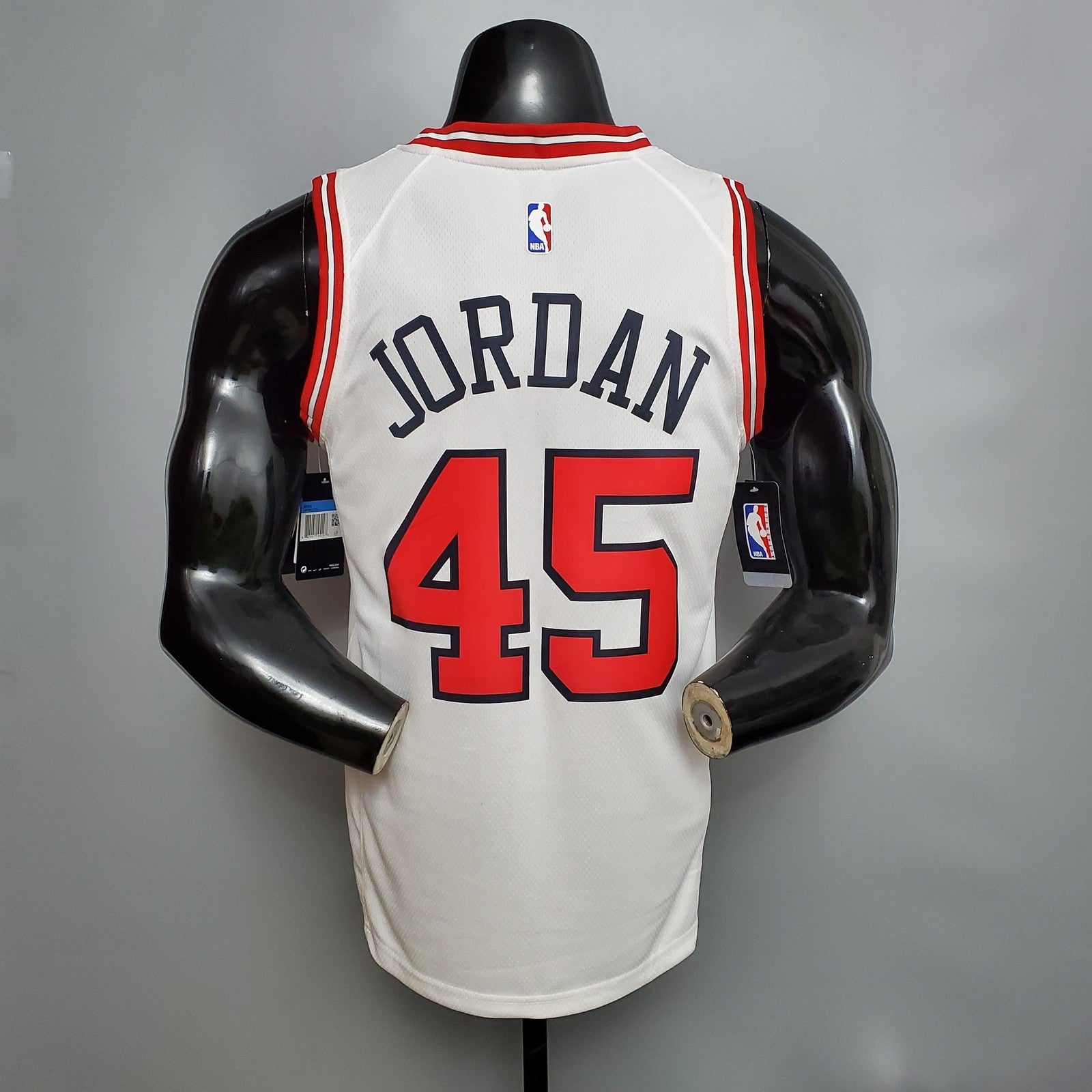 Jdrdan#45 Chicago Bulls White Nba Jersey Nike Connect Recognition