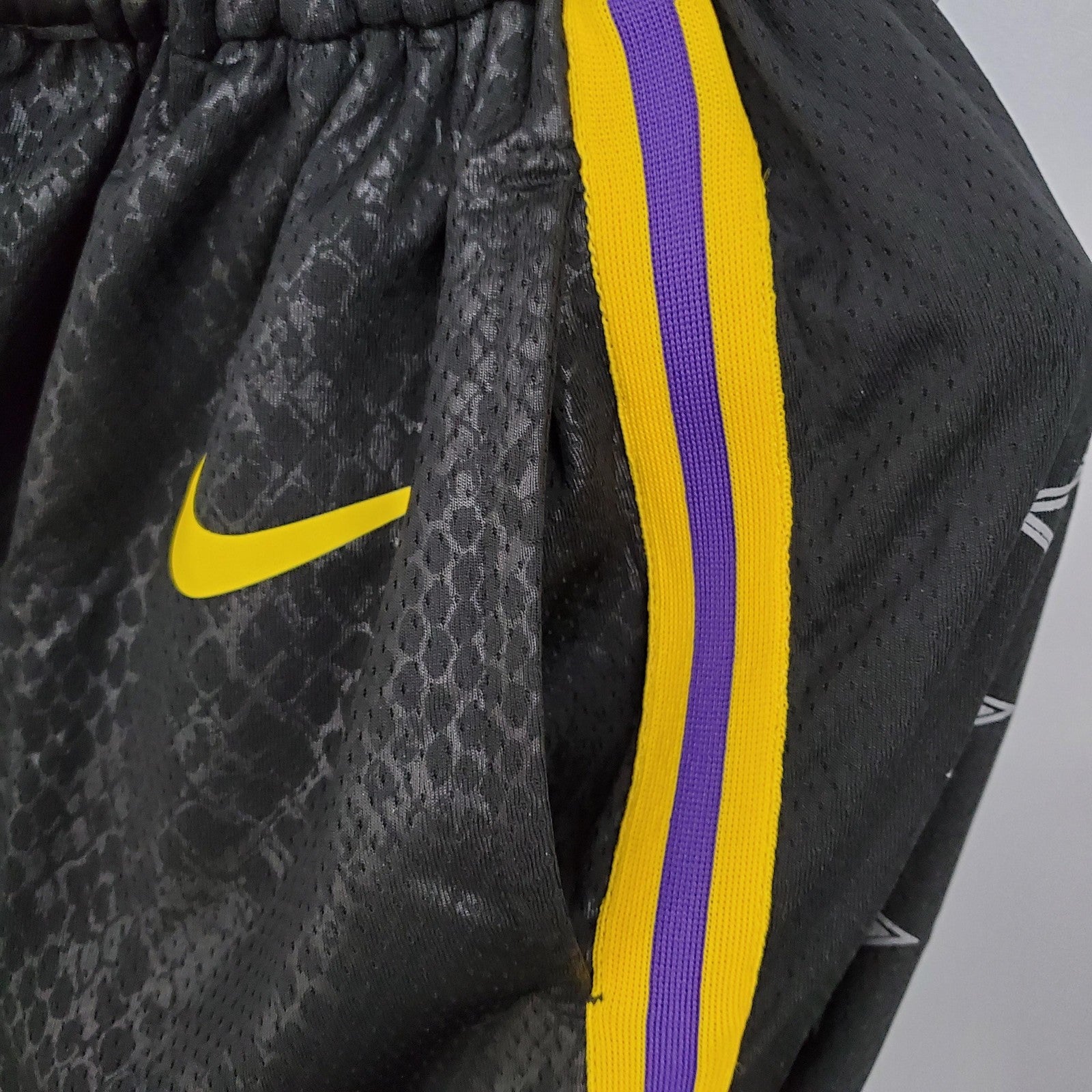 Los Angeles Lakers Black Nba Pants Black Nike Connect Recognition