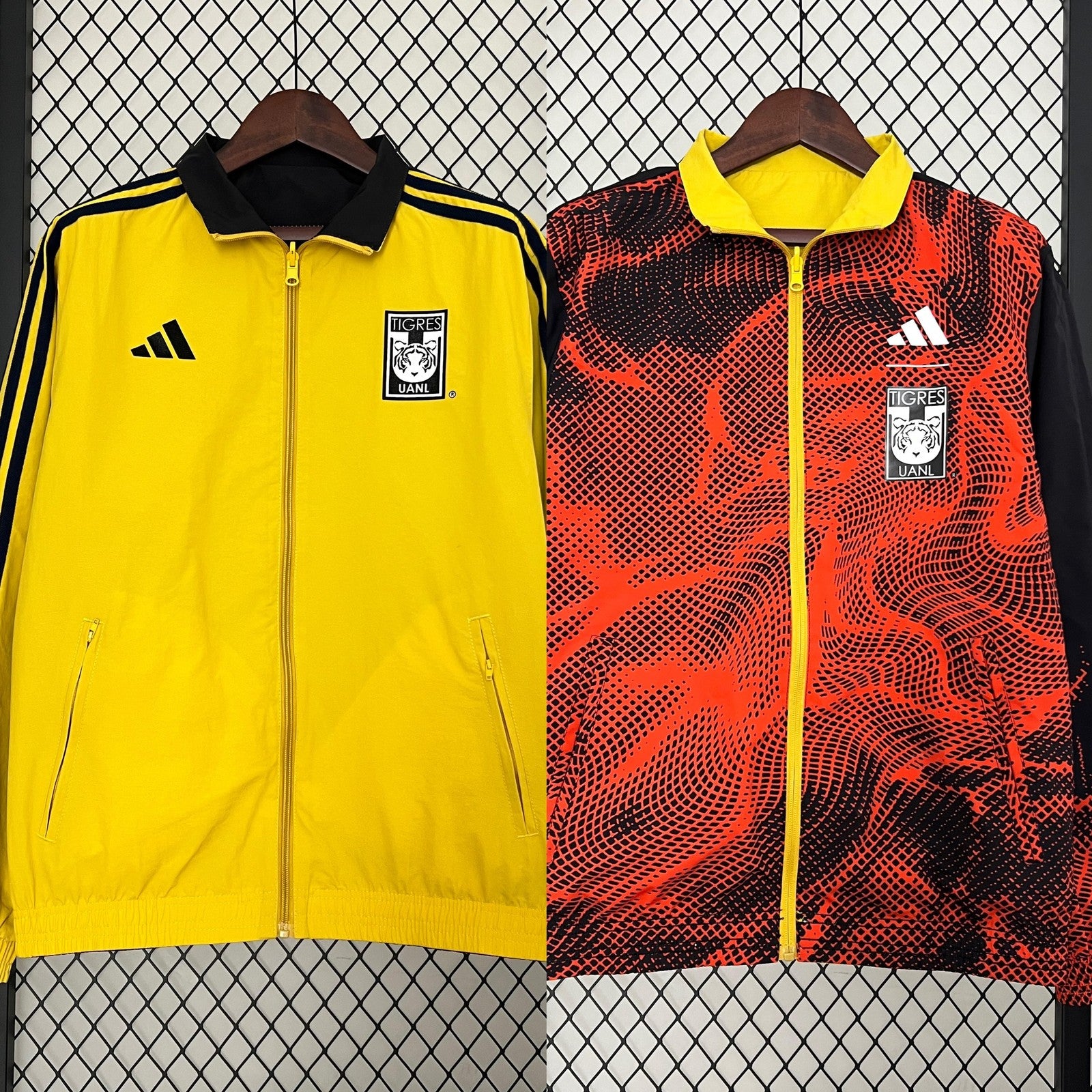 24 25 Tigers Trench Coat Reversible 2