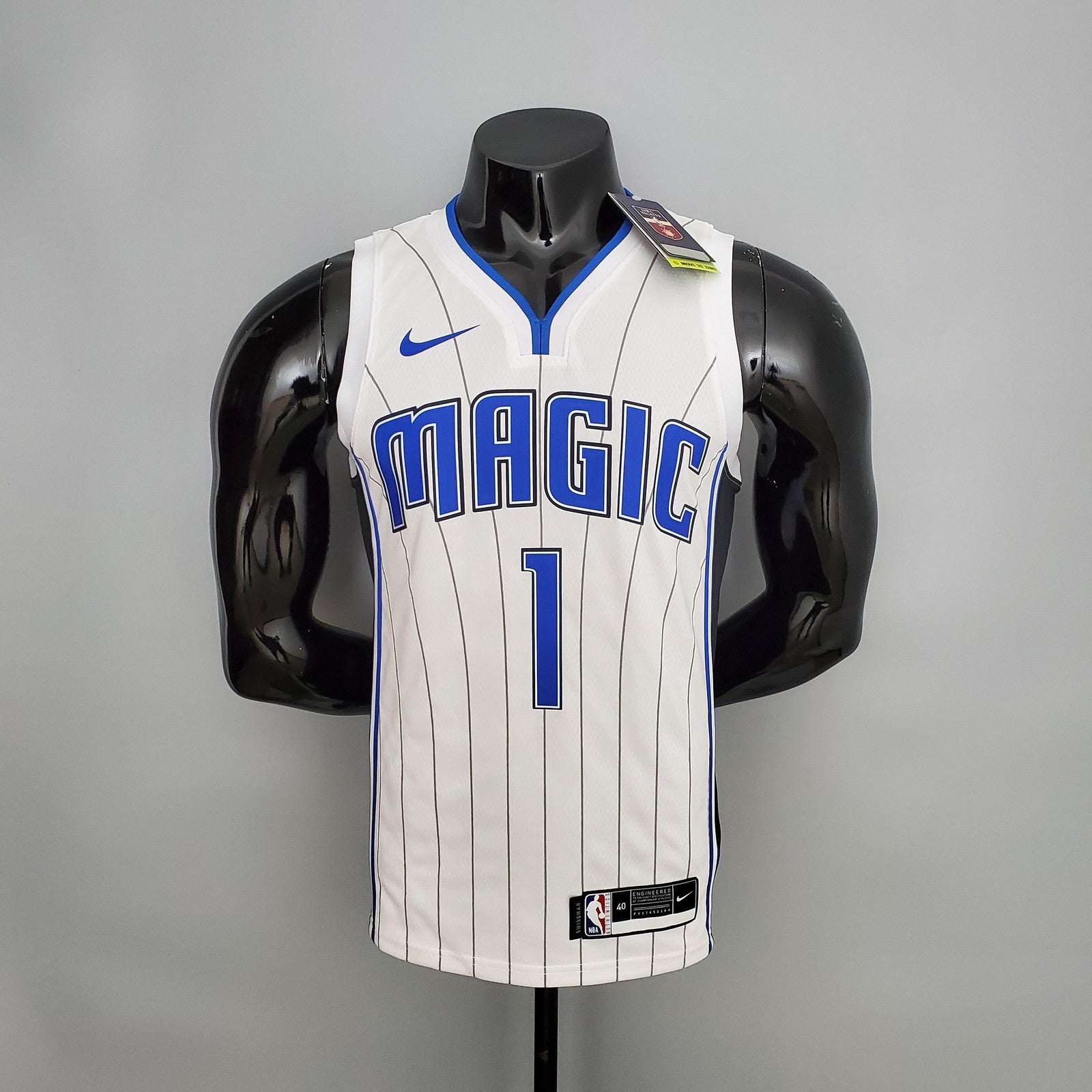 Mcgrady #1 Magic White Nba Jersey