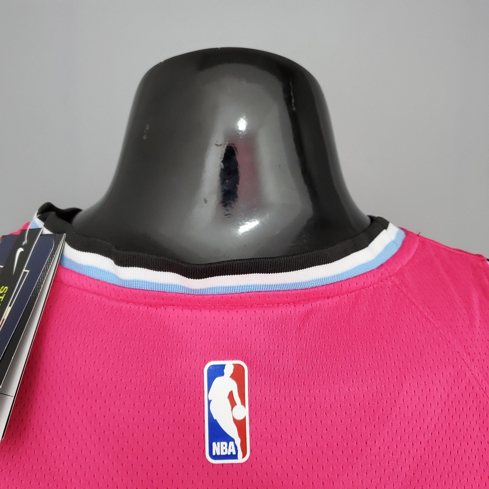 Oladipo#4 Miami Heat V Neck Pink Nba Jersey