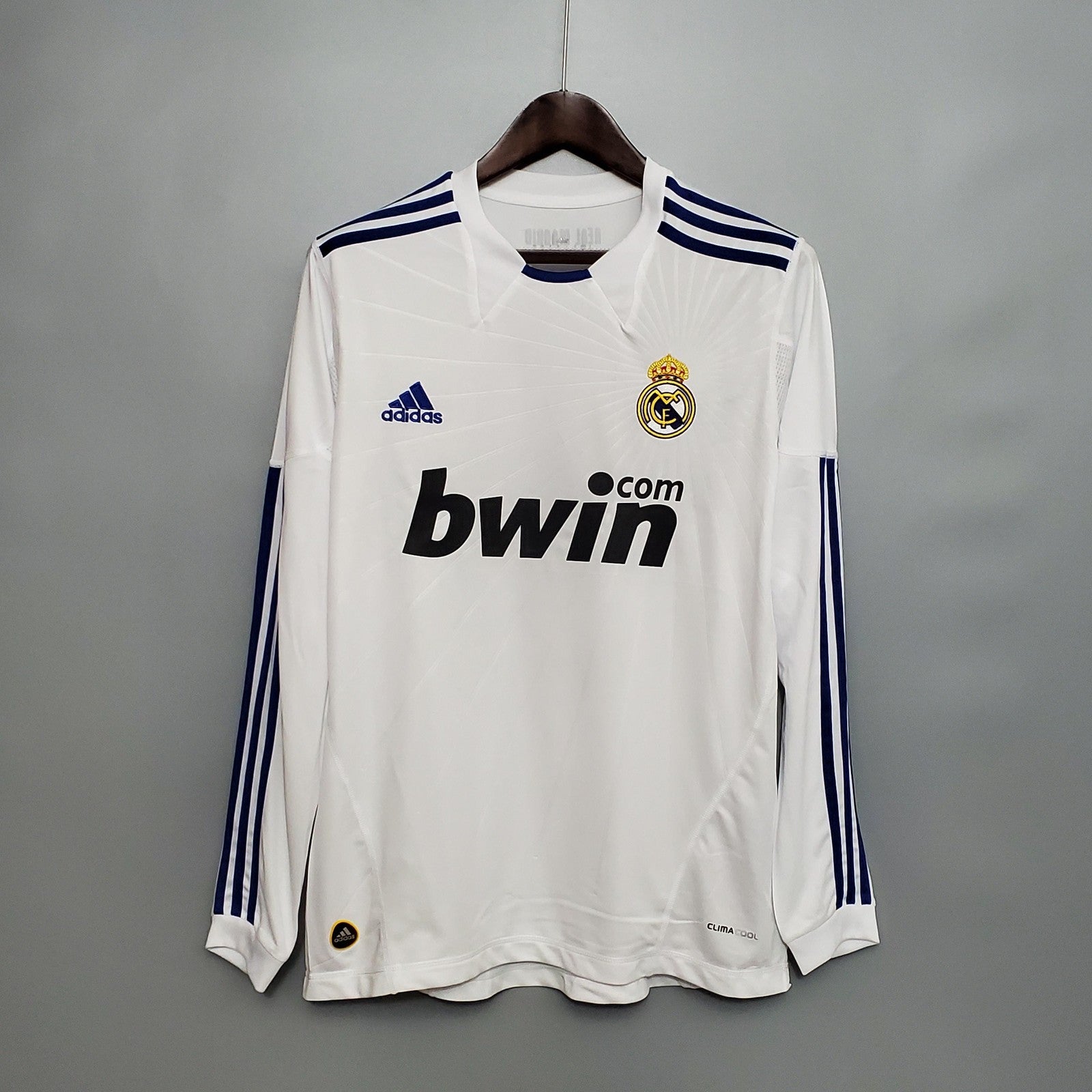 Retro Real Madrid 10 11 Long Sleeve Home
