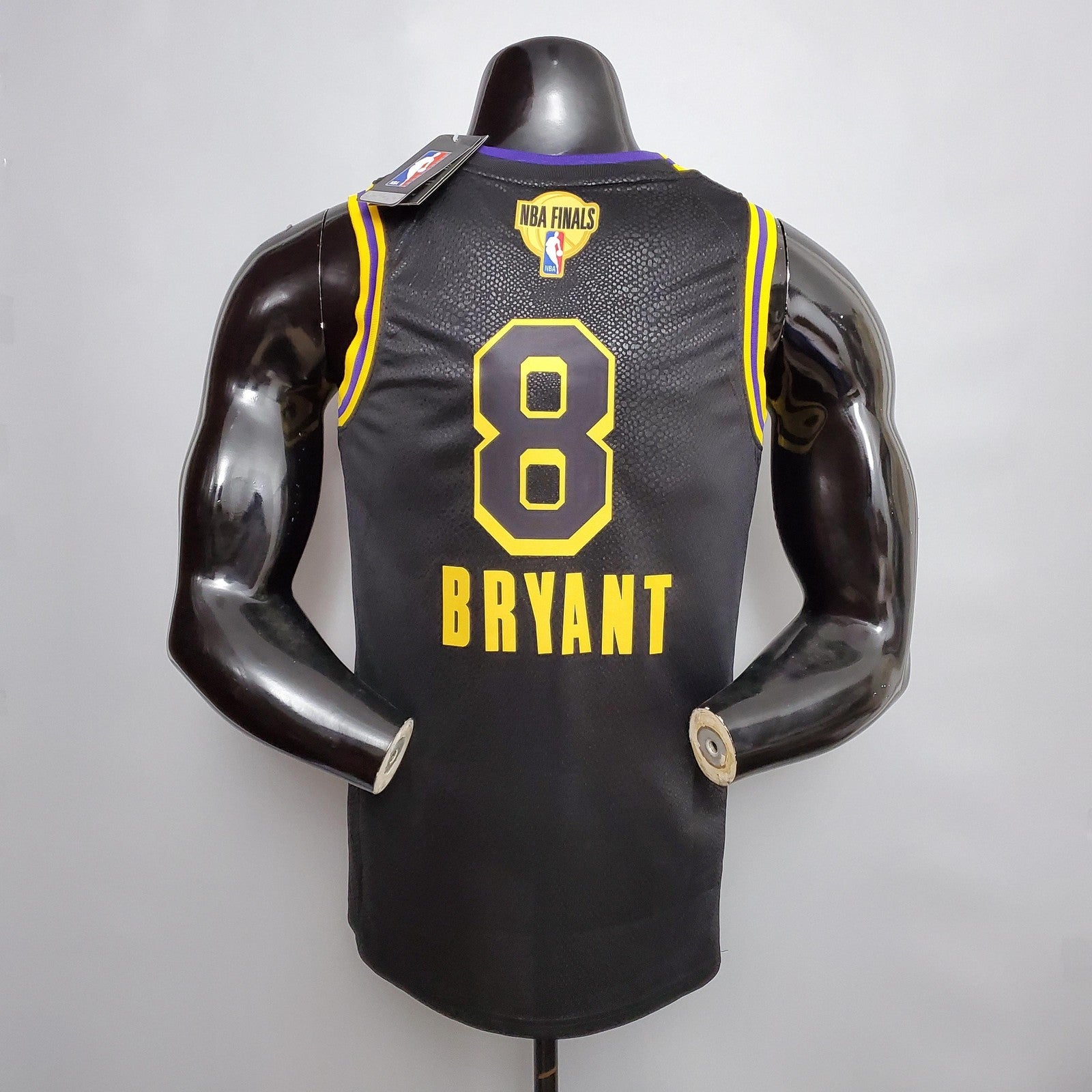 New Bryant #8 Los Angeles Lakers Black Nba Jersey Nike Connect Recognition