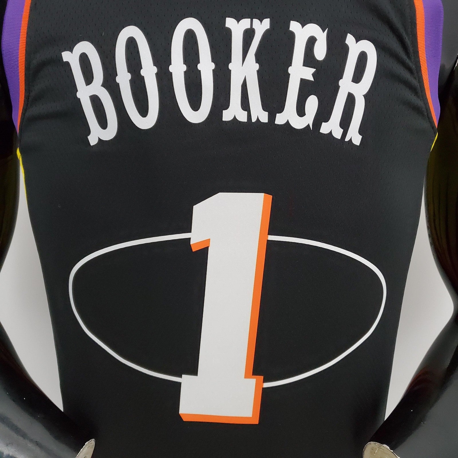 2022 Season Booker #1 Suns City Edition Black Nba Jersey
