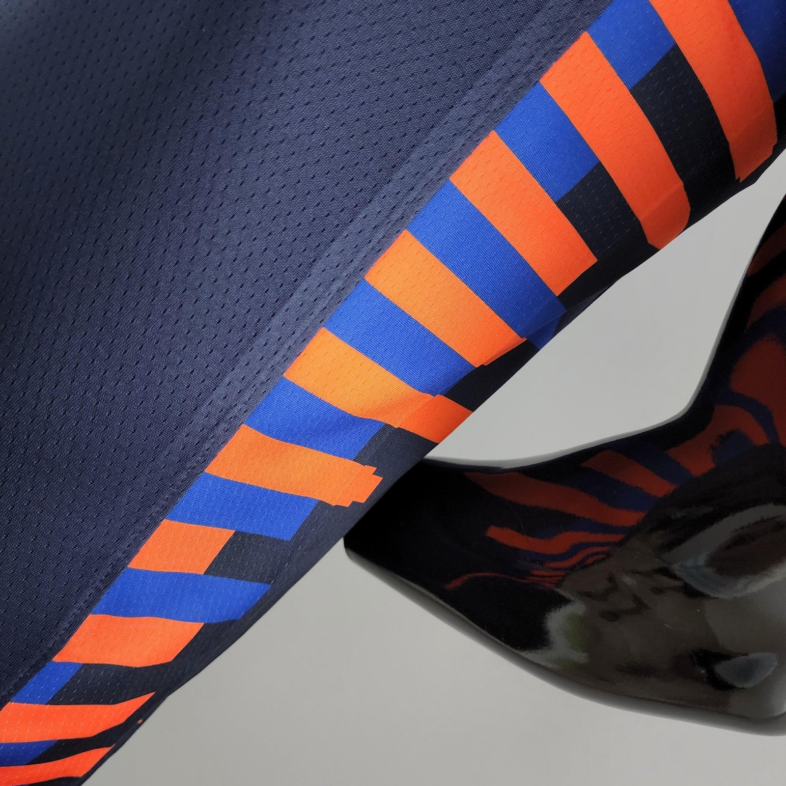 New York Knicks Barrett #9 Striped Nba Jersey