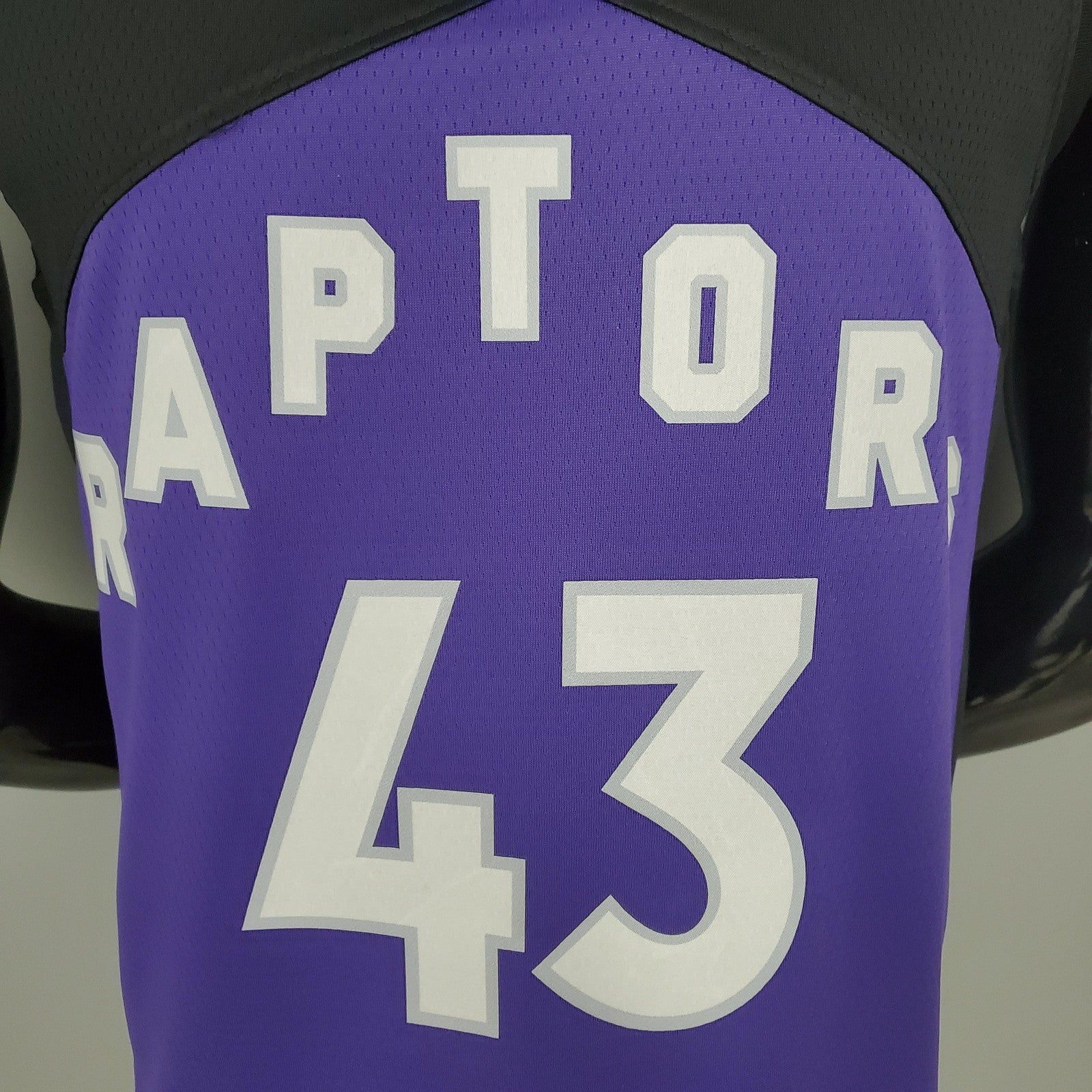 Siakam#43 2021 Raptors Bonus Edition Purple and Black Nba Jersey