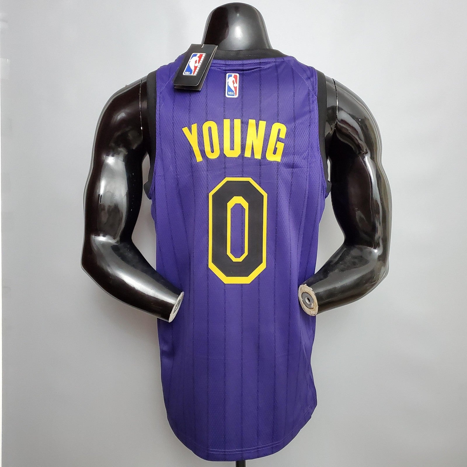 Young #0 Lakers Purple City Version Nba Jersey Nike Connect Recognition