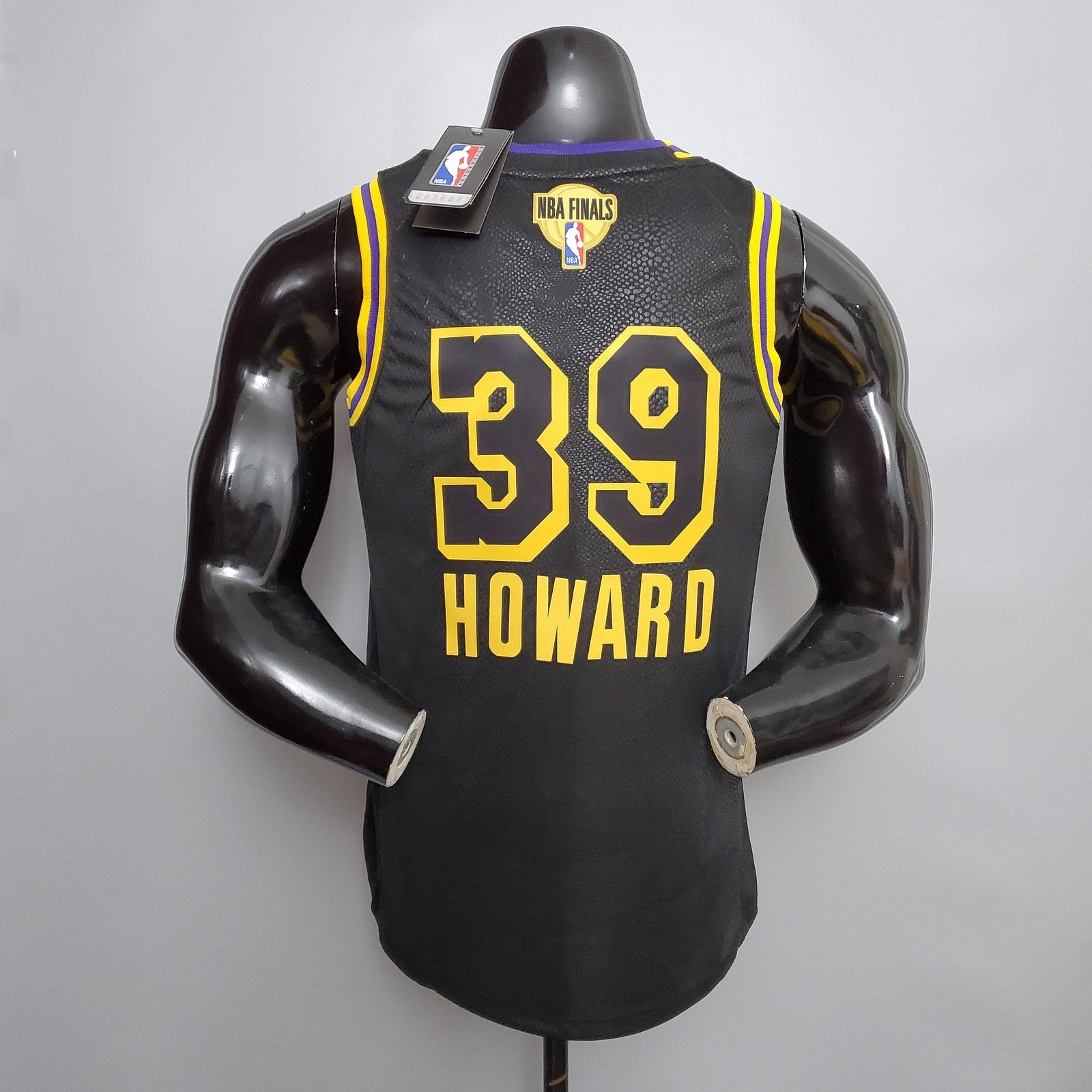 New HOWARD#39 Los Angeles Lakers black NBA jersey Nike connect recognition