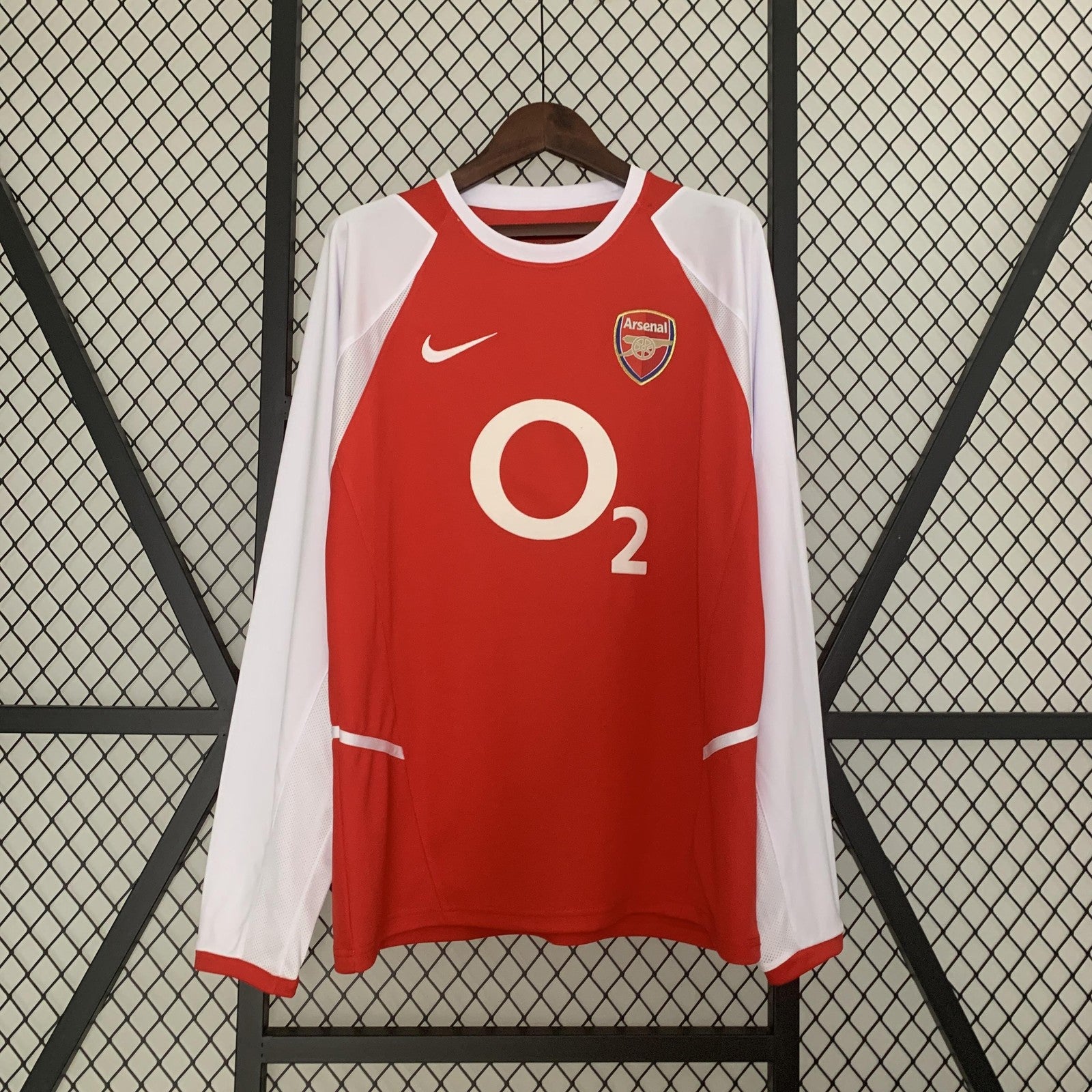 Retro Long Sleeve Arsenal 02 04 Home