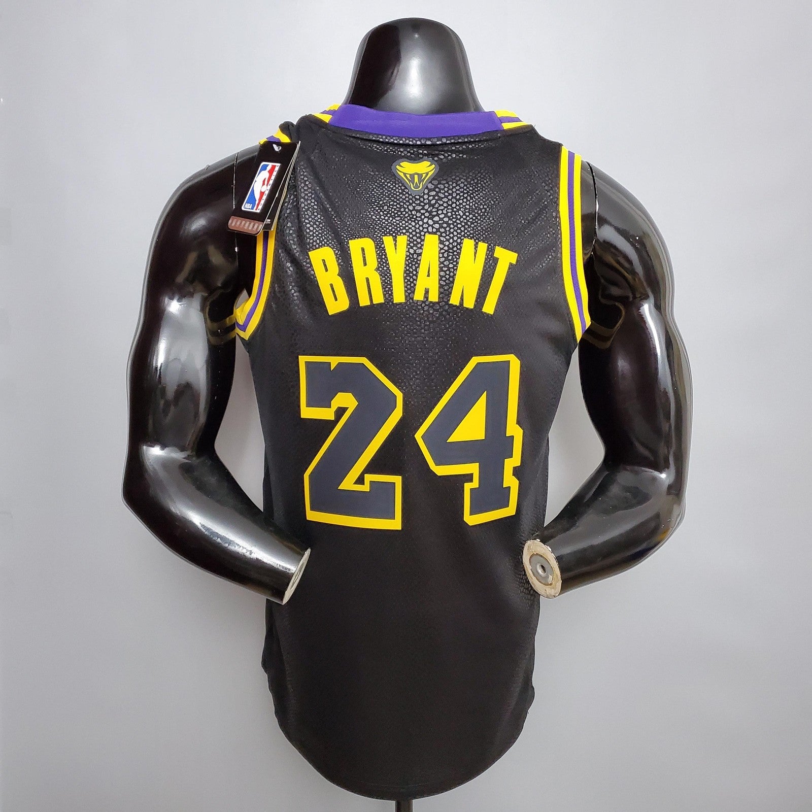 Bryant #24 Los Angeles Lakers Black Nba Jersey Nike Connect Recognition 2