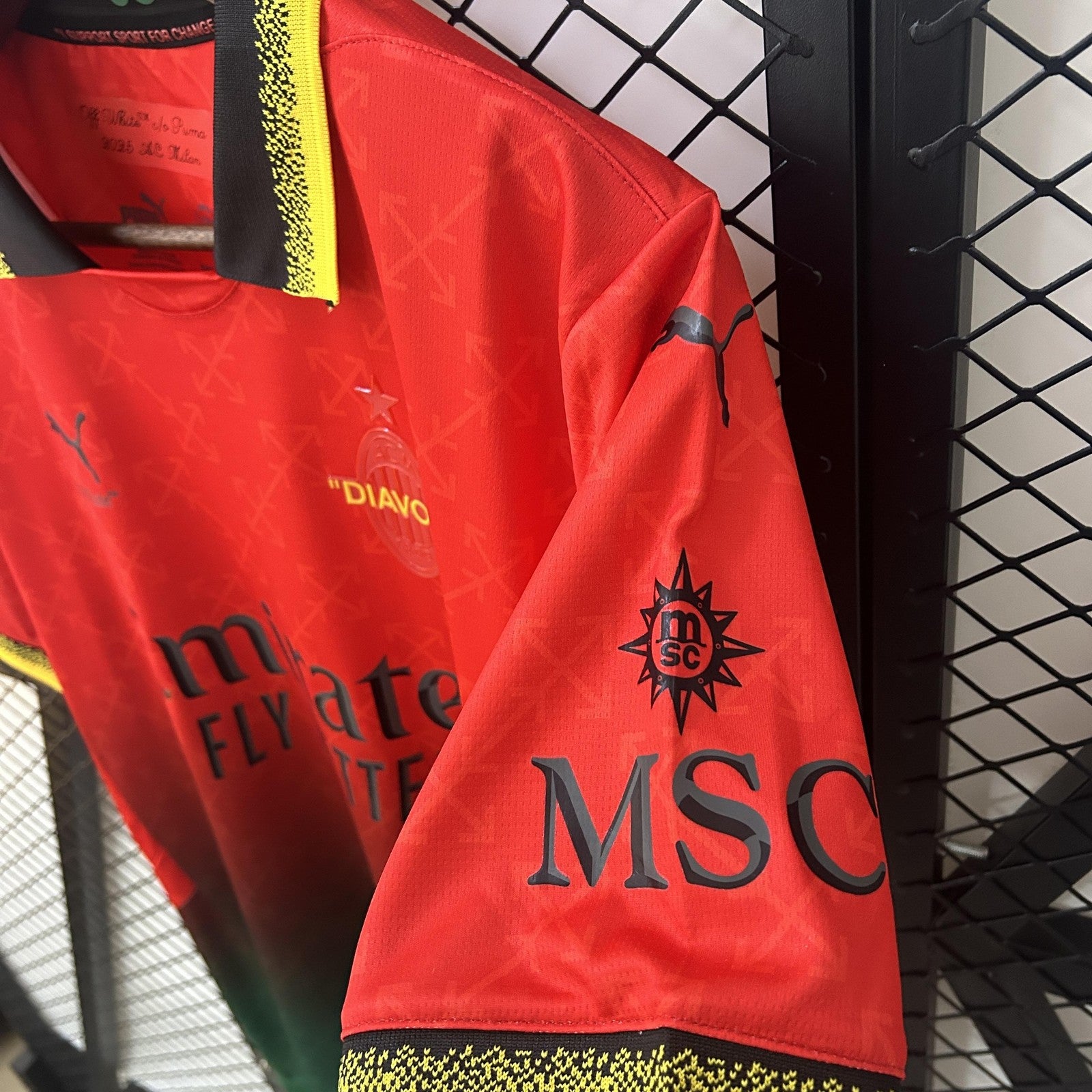 25 26 Ac Milan Co Branded Edition Jersey