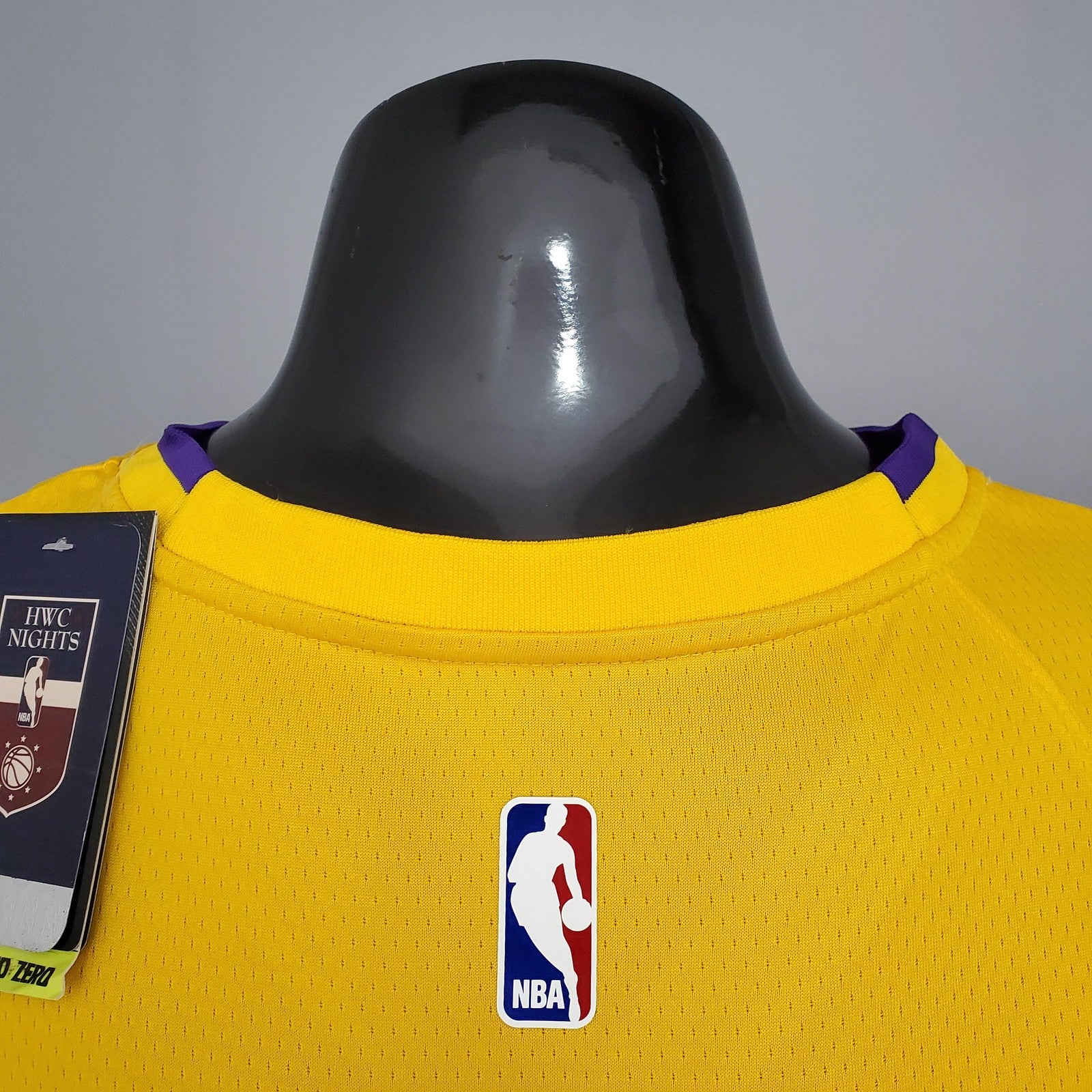 Anthony#7 Los Angeles Lakers V Neck City Edition Yellow Nba Jersey