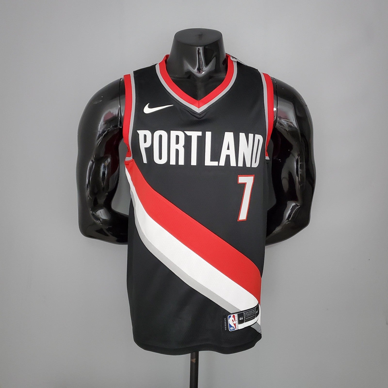 2021 Roy#7 Trail Blazers Home Black Nba Jersey
