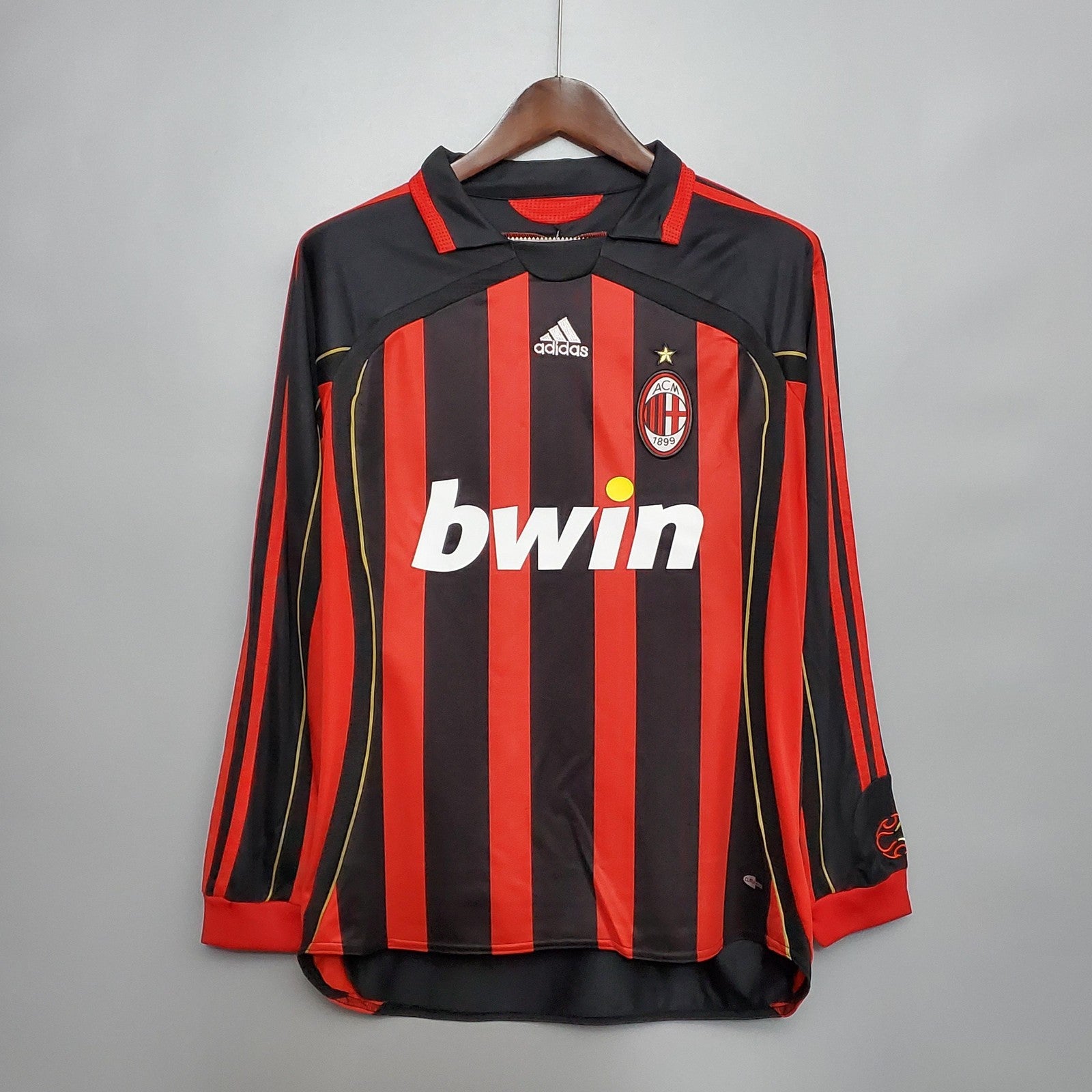 Retro Ac Milan Long Sleeve Home