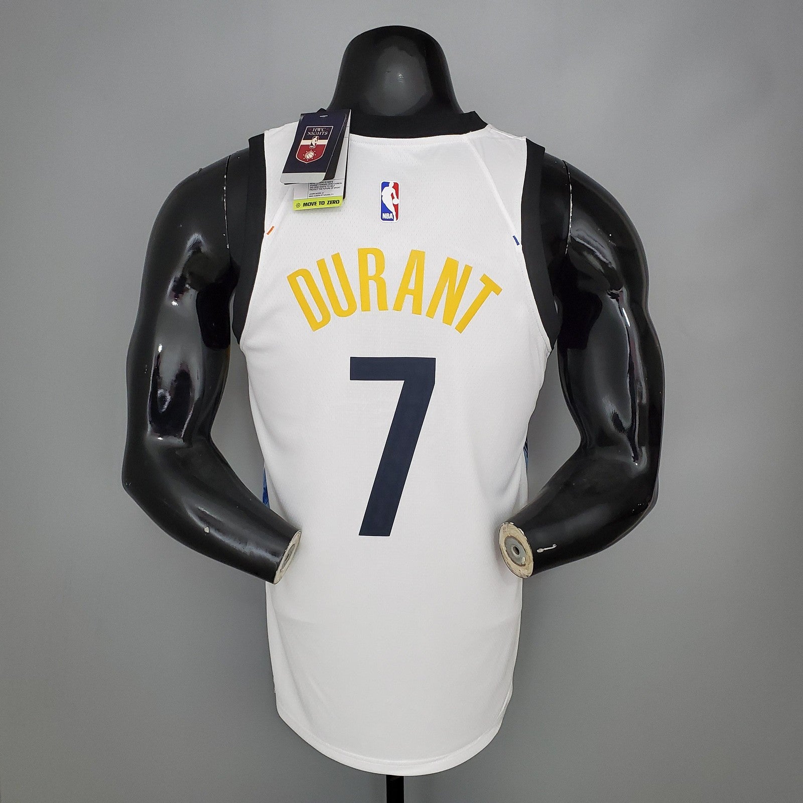 Durant#7 Brooklyn Nets Graffiti White Nba Jersey