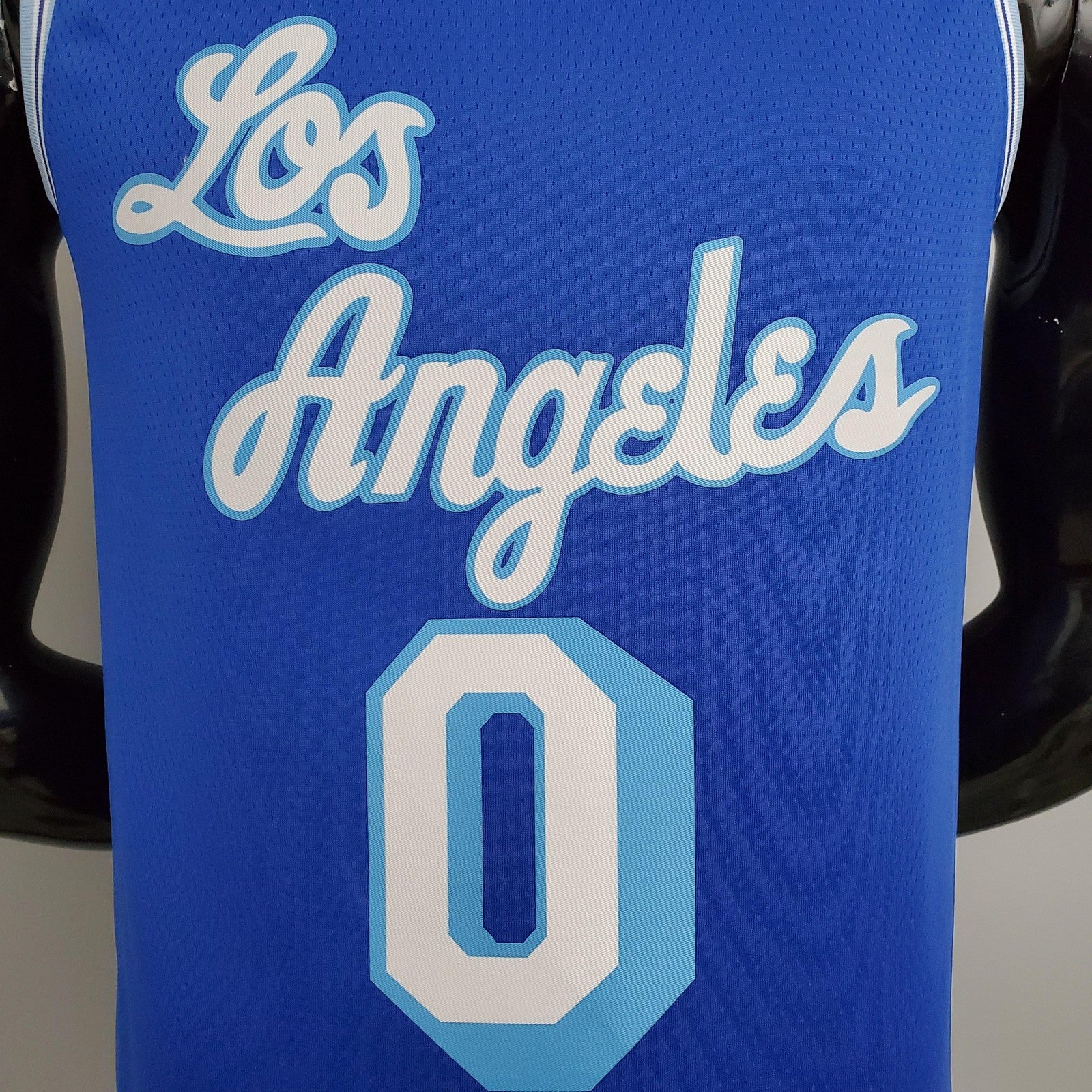 2021 Westbrook#0 Lakers Retro Blue Nba Jersey