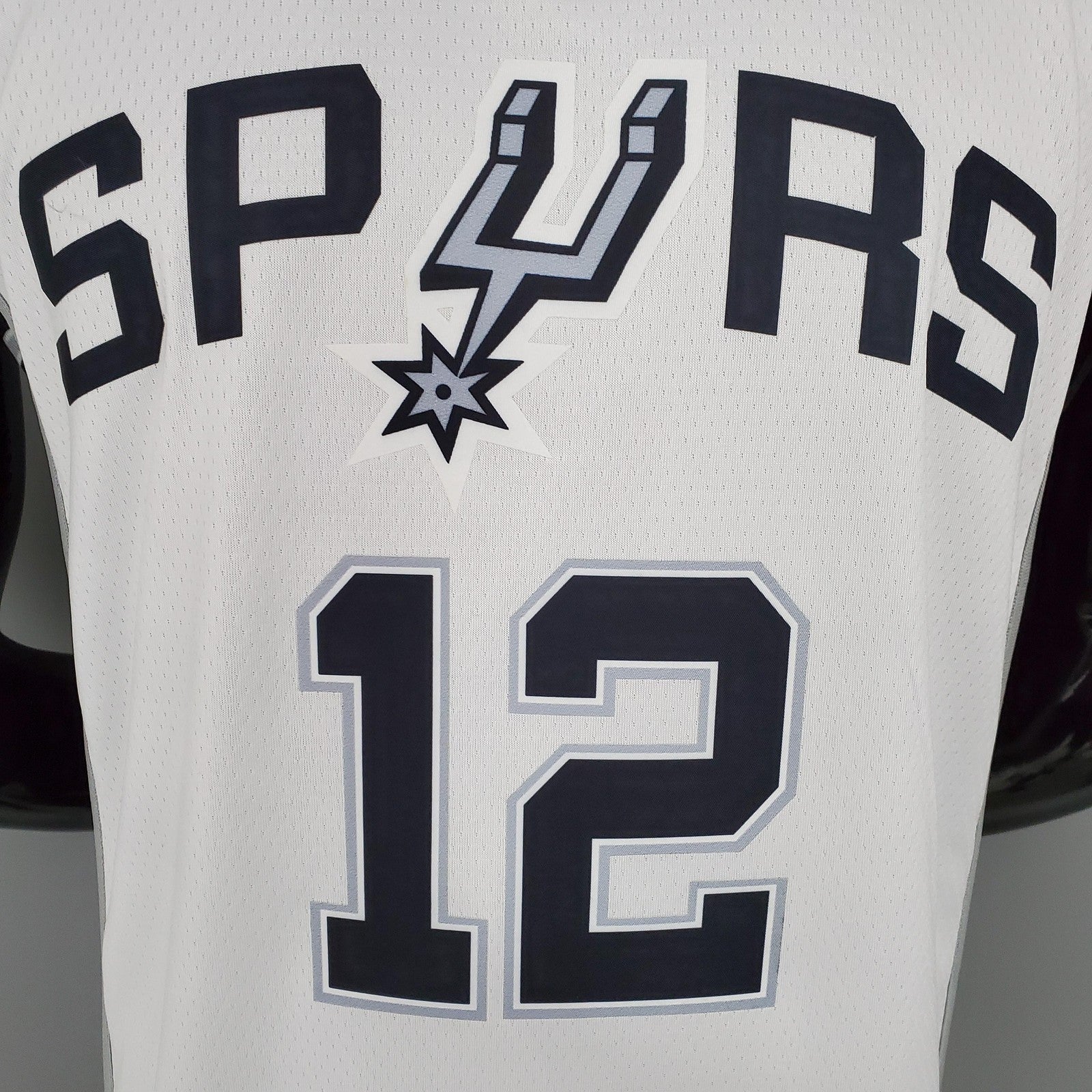 Aldridge#12 Spurs White Nba Jersey