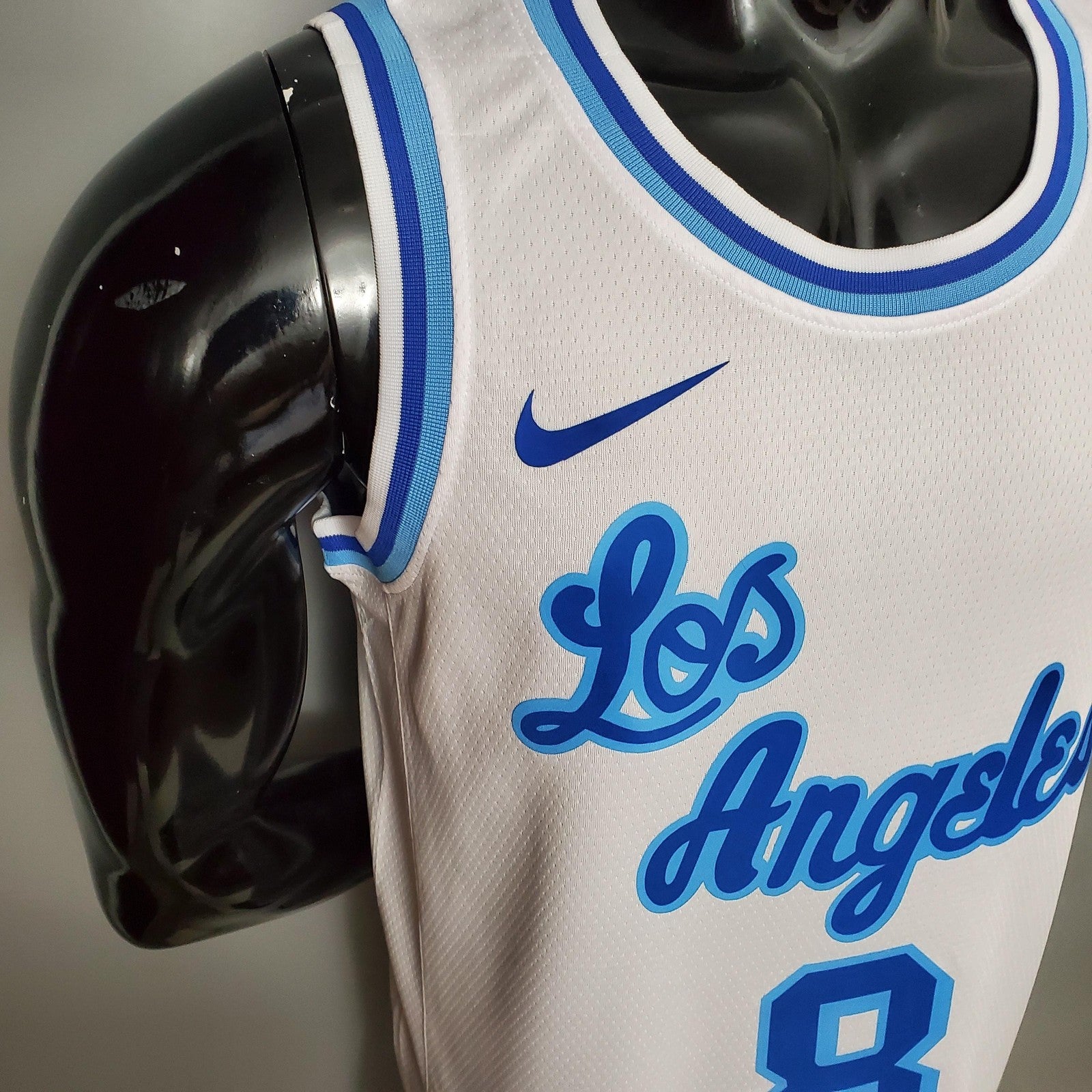 Retro Night Bryant #8 Los Angeles Lakers White Nba Jersey Nike Connect Recognition 2