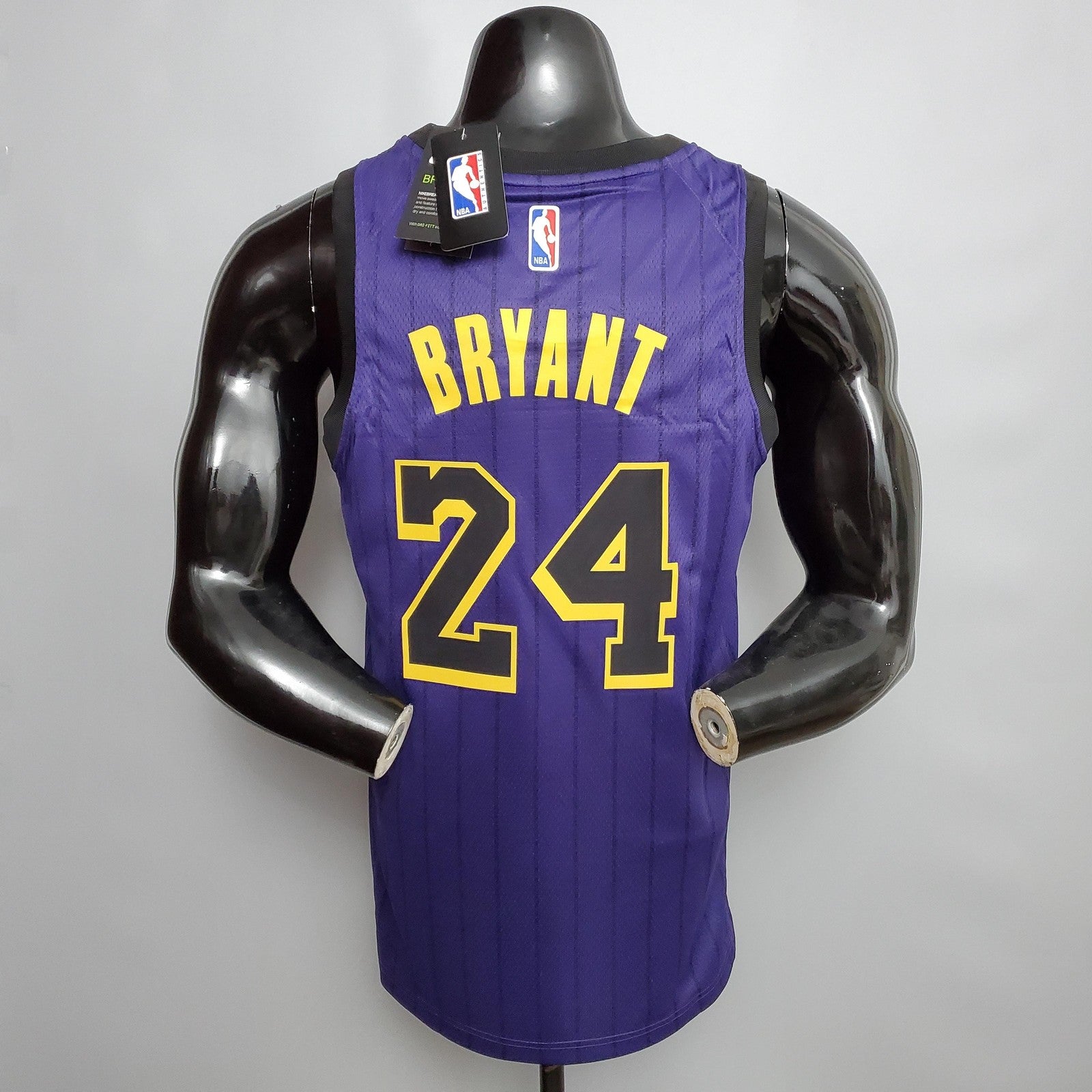 Bryant #24 Lakers Round Neck Purple Nba Jersey Nike Connect Recognition