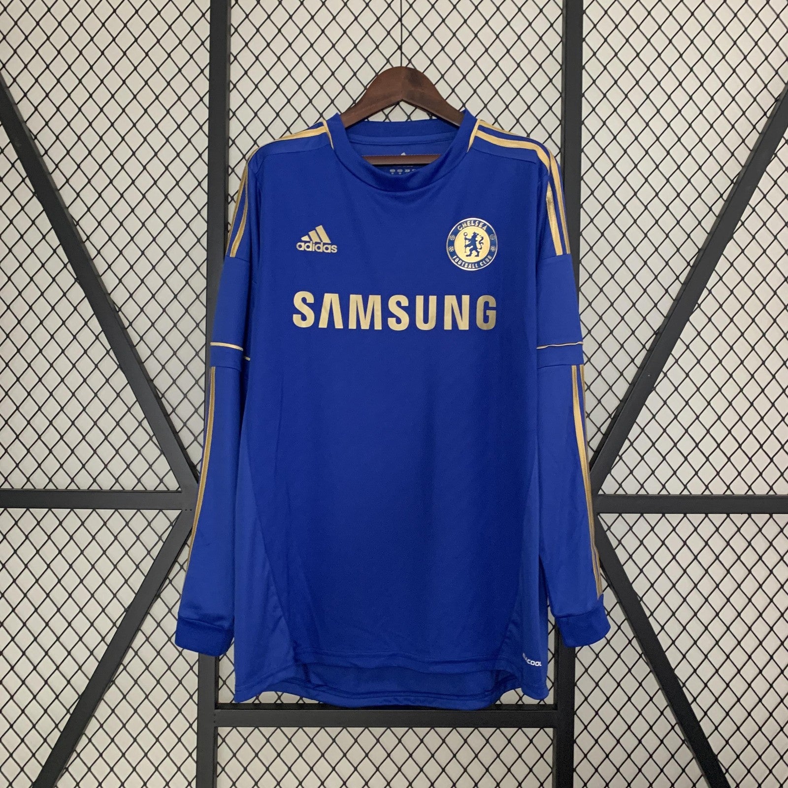 Retro Long Sleeve Chelsea 12 13 Home