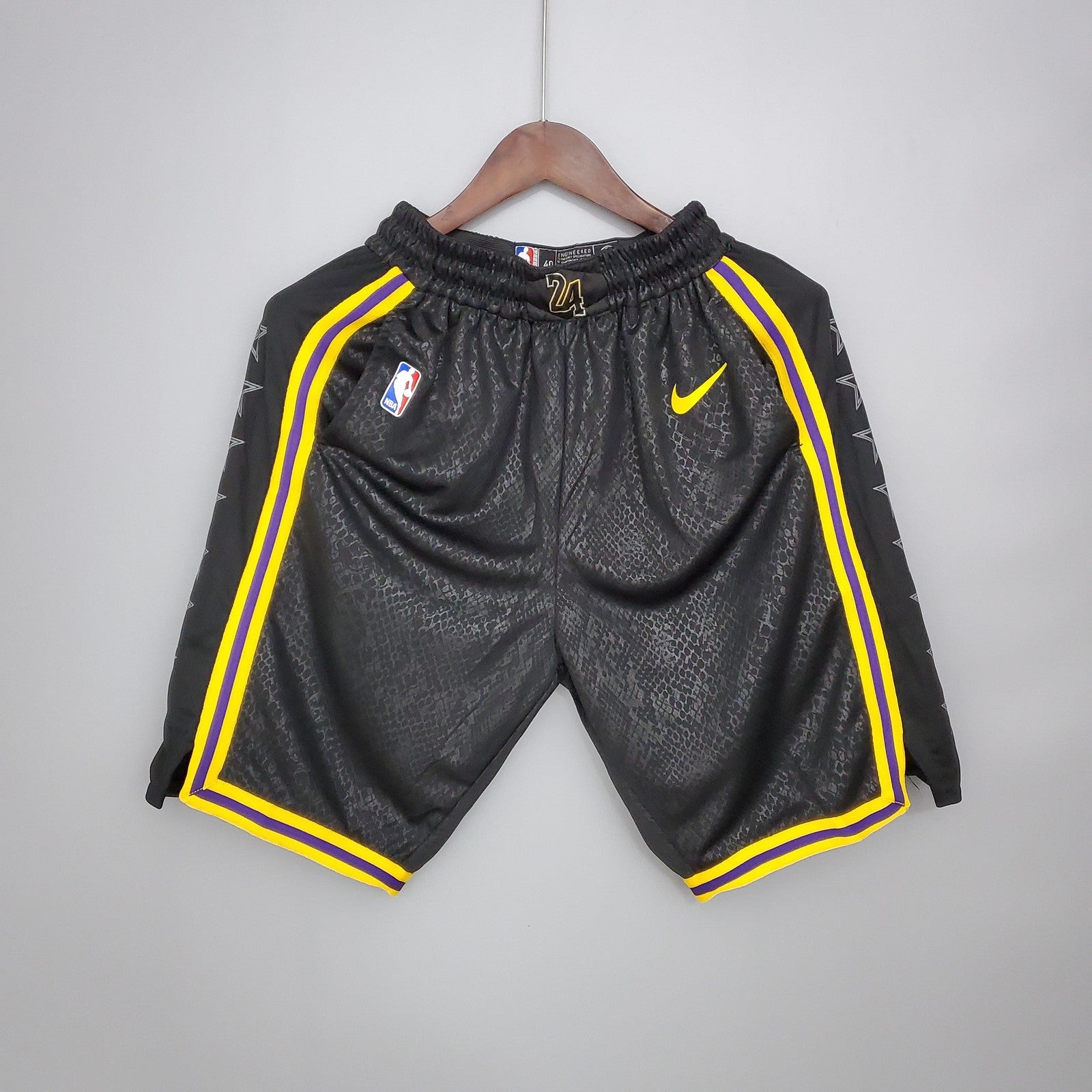 Los Angeles Lakers Black Nba Pants Black Nike Connect Recognition