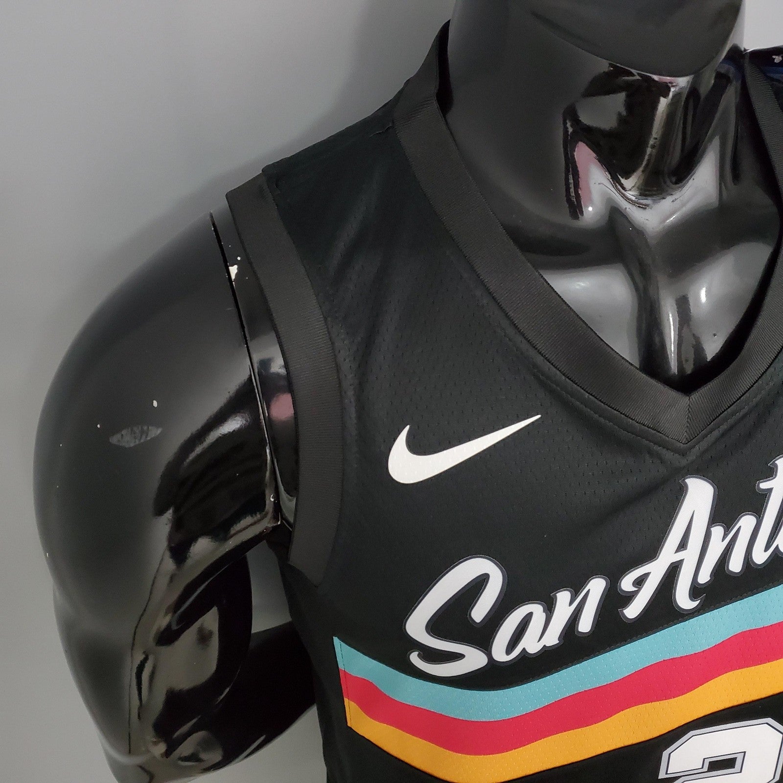 New Ginobili#20 Season Spurs City Edition Black Nba Jersey