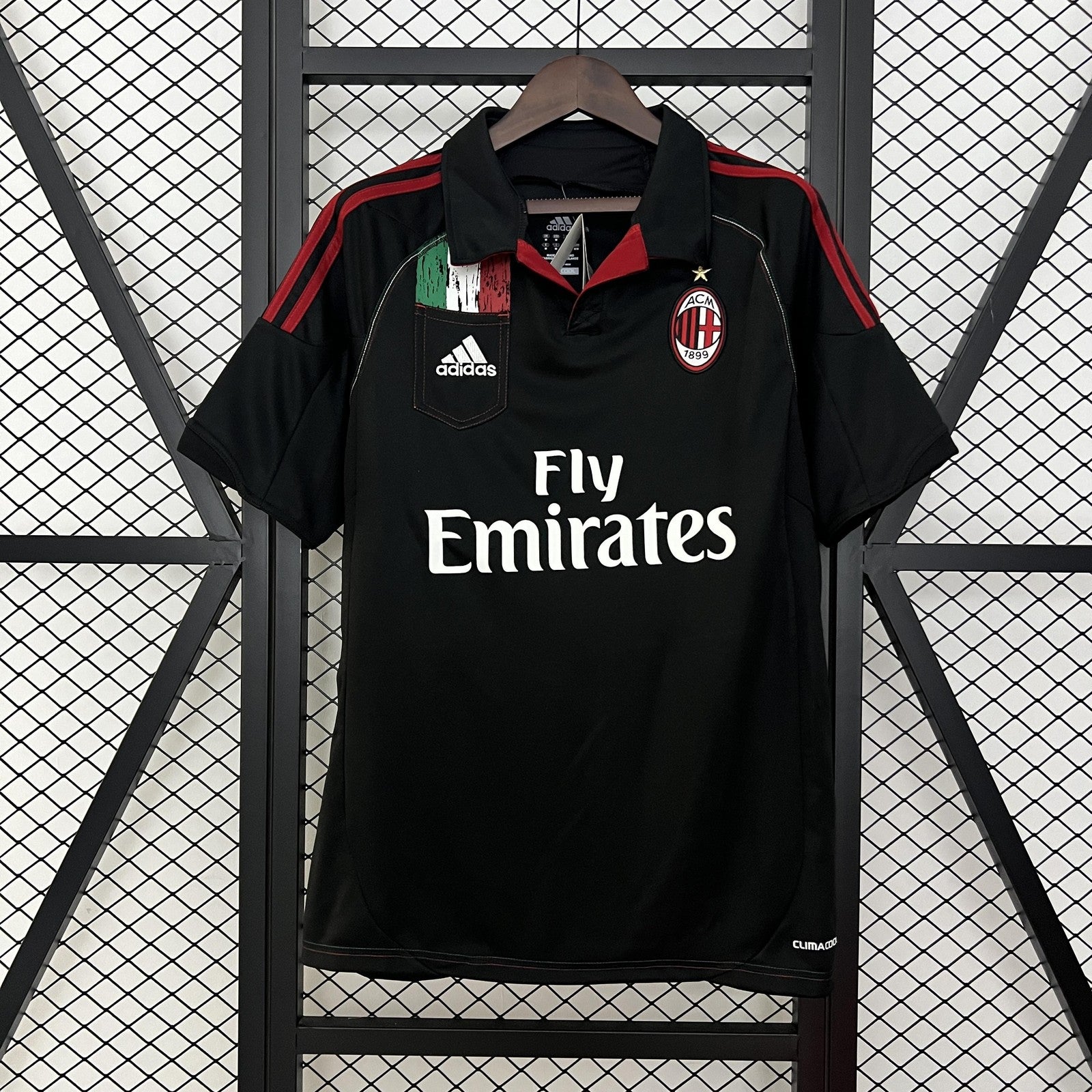 Retro Ac Milan Black