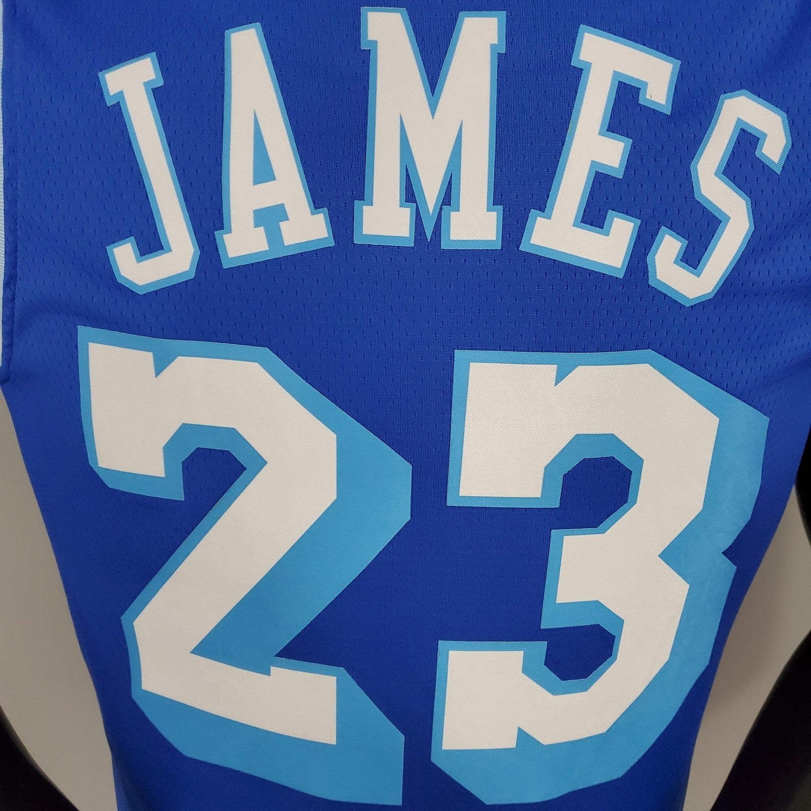 2021 James #23 Lakers Retro Blue Nba Jersey