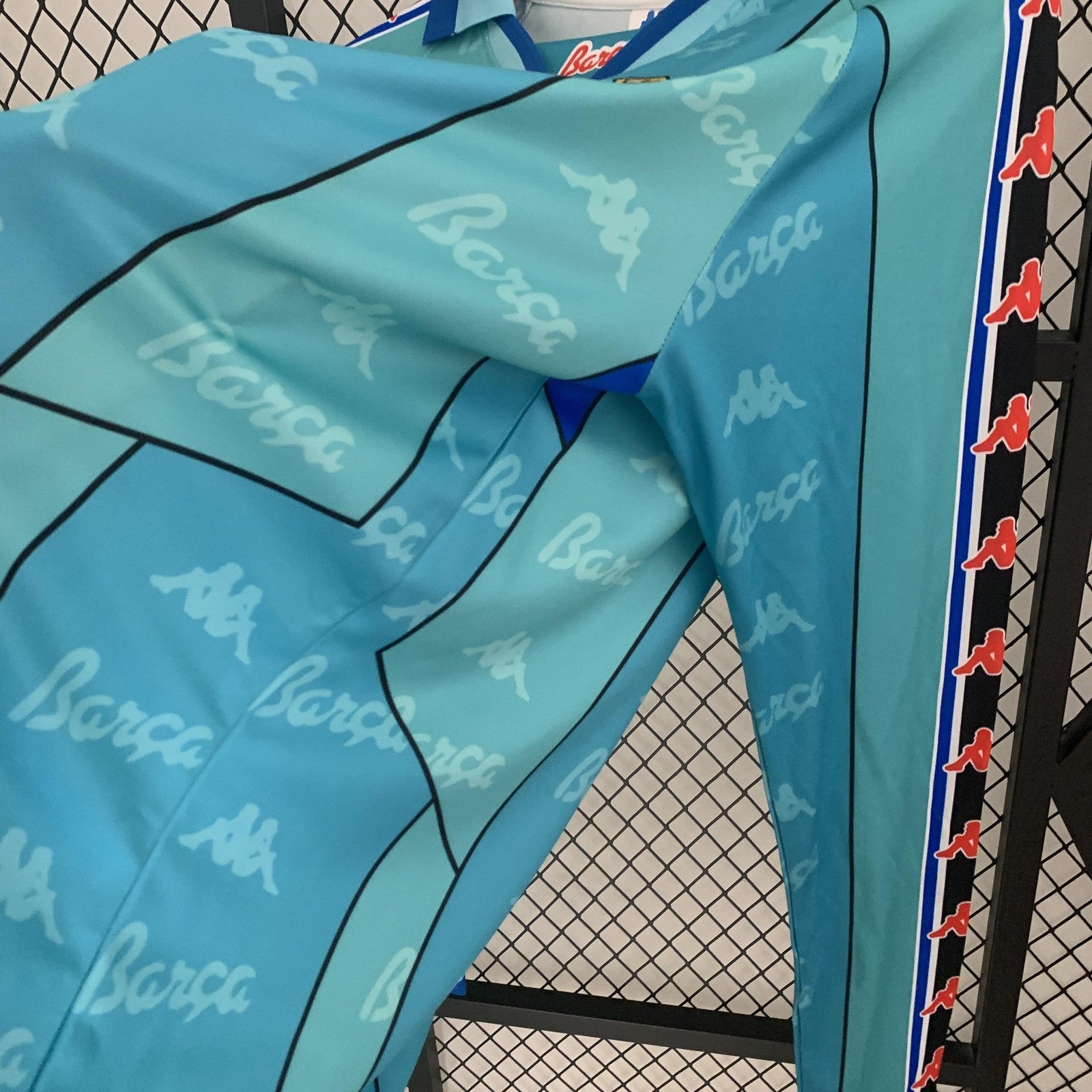 Retro Long Sleeve Barcelona 96 97 Away