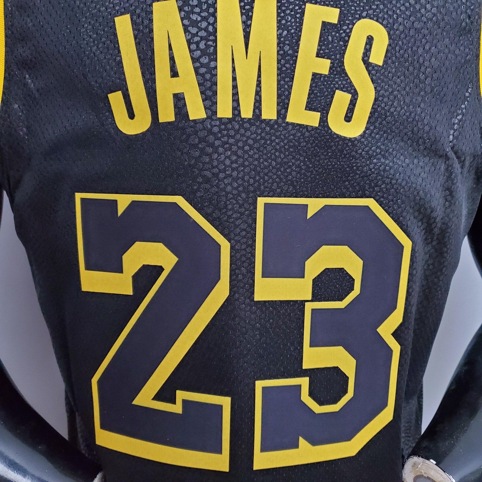 James #23 Los Angeles Los Angeles Lakers Black Nba Jersey Nike Connect Recognition