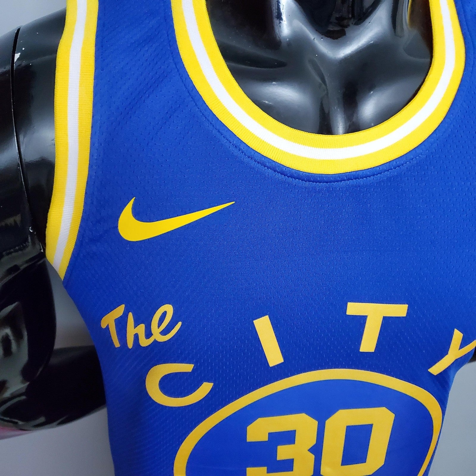 Tram Version Curry#30 Golden State Warriors Blue Nba Jersey
