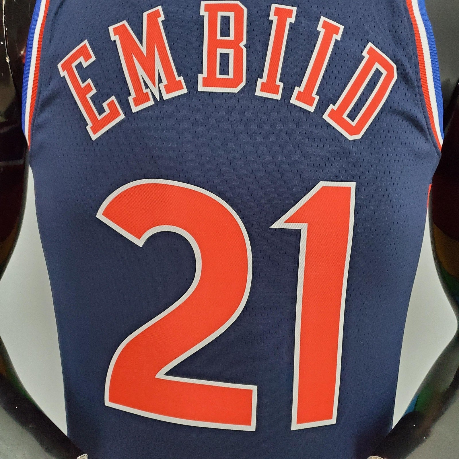 2022 Embiid #21 76ers Royal Blue Nba Jersey