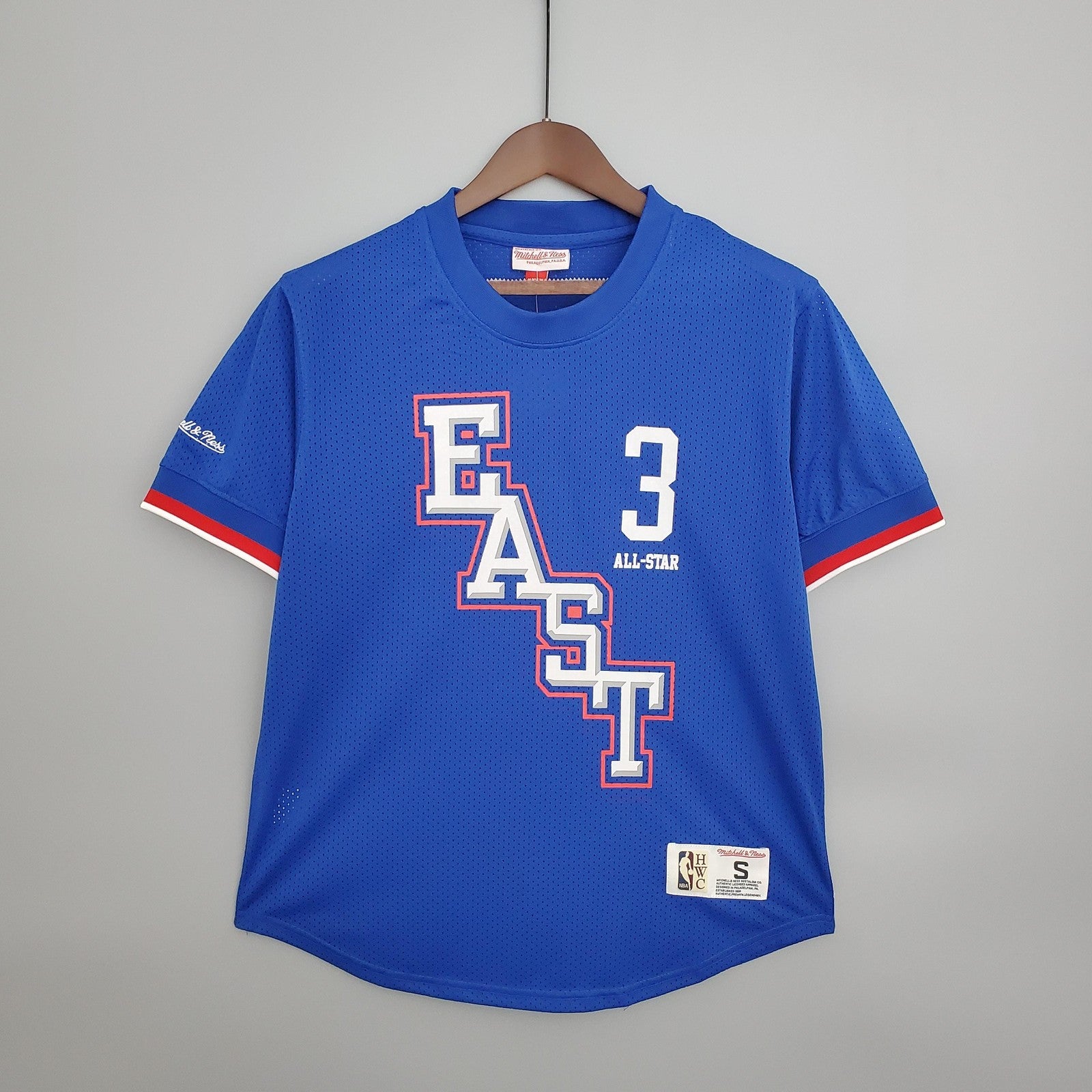 Mitchellness 09 Season All Star Game No 3 Iverson Retro Mesh Short Sleeve