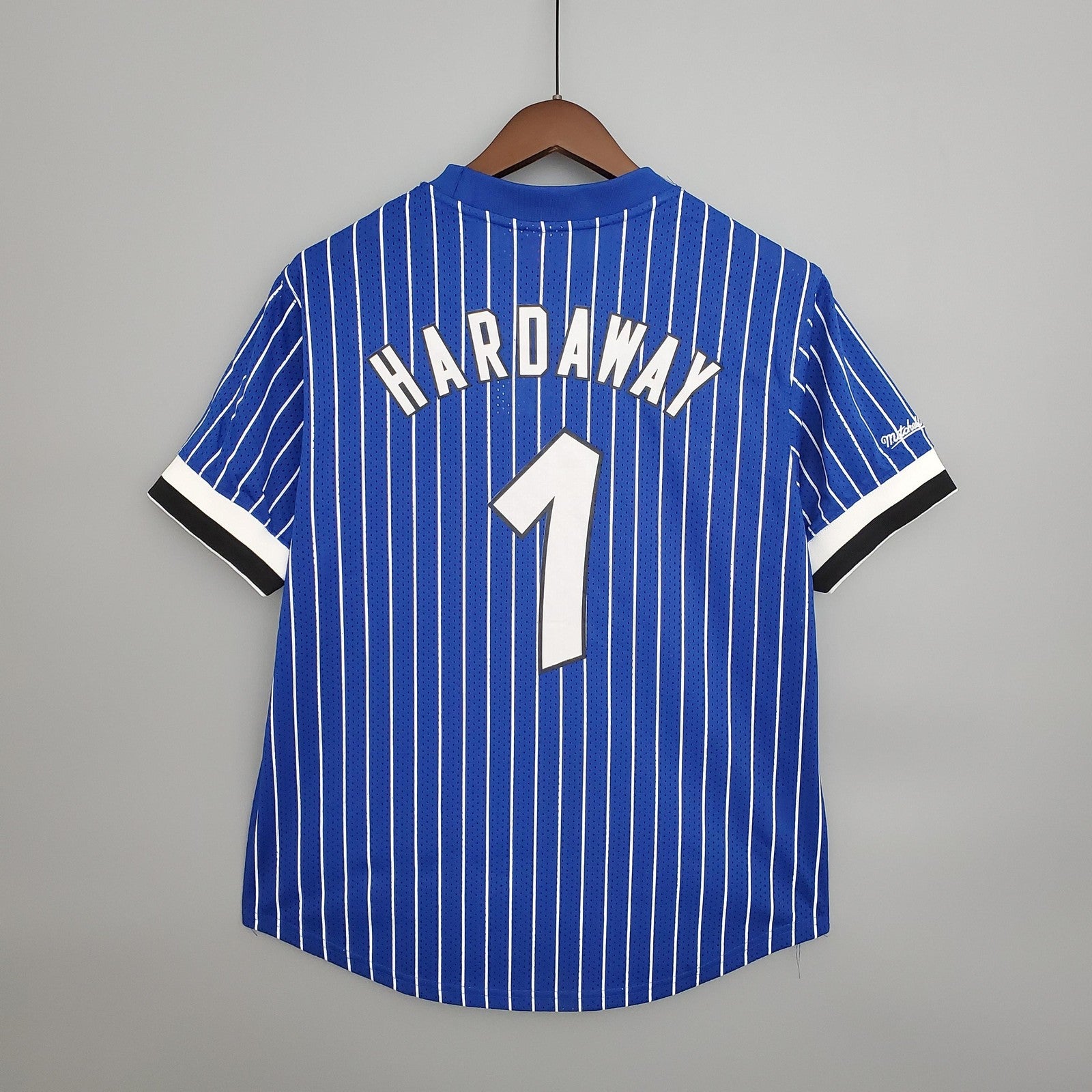 Mitchellness Magic Blue No 1 Penny Hardaway Retro Mesh Short Sleeve