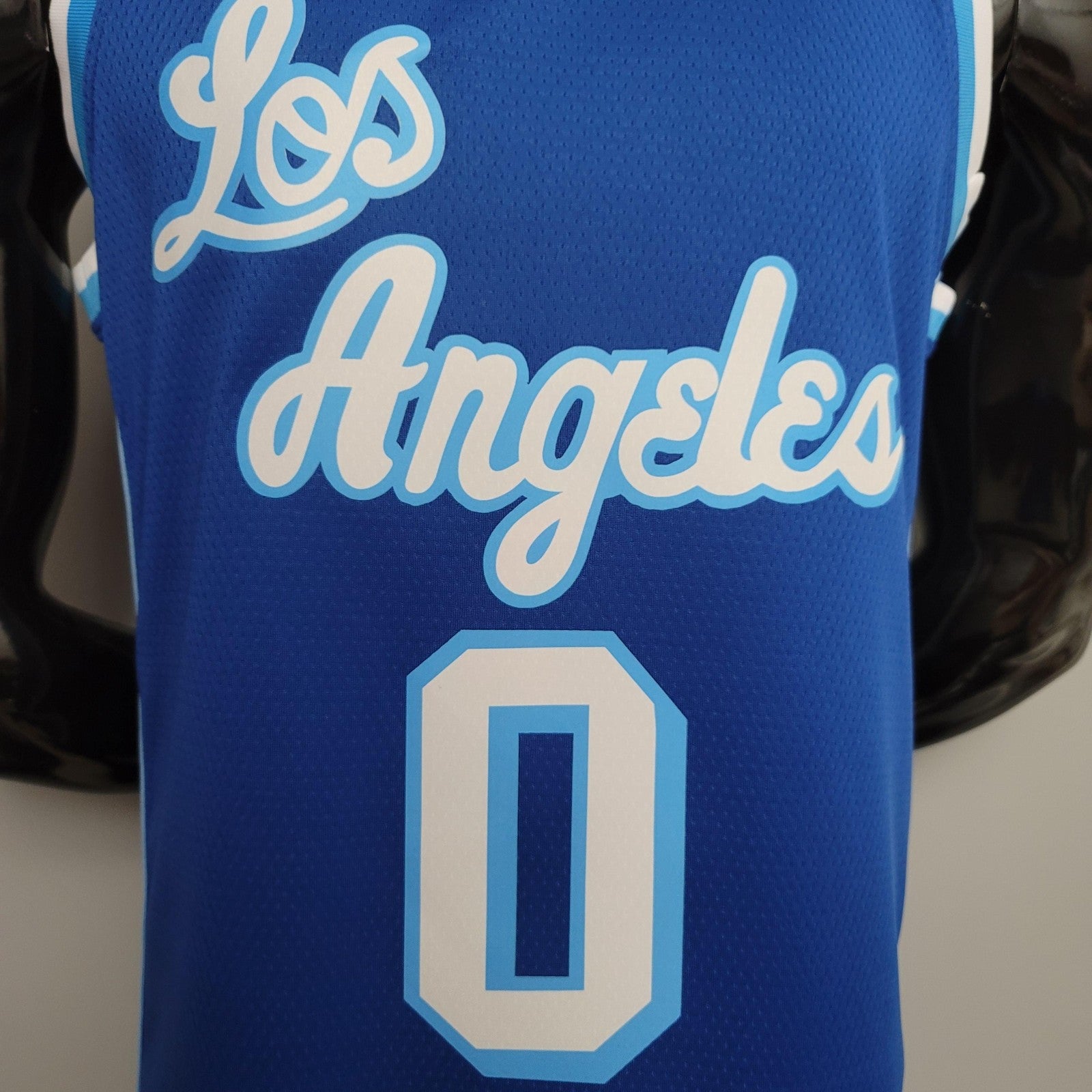 Retro Night Kuzma #0 Los Angeles Lakers Blue Nba Jersey Nike Connect Recognition