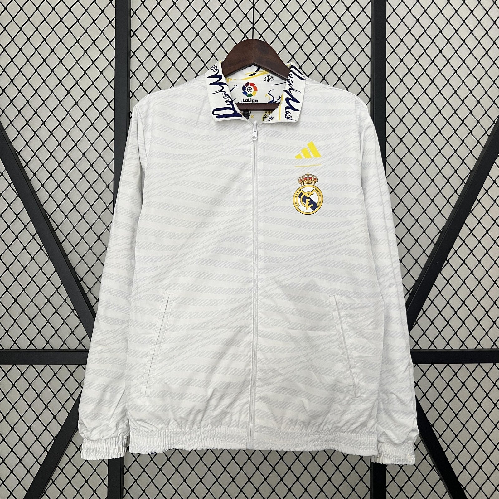 24 25 Real Madrid Trench Coat Reversible 4