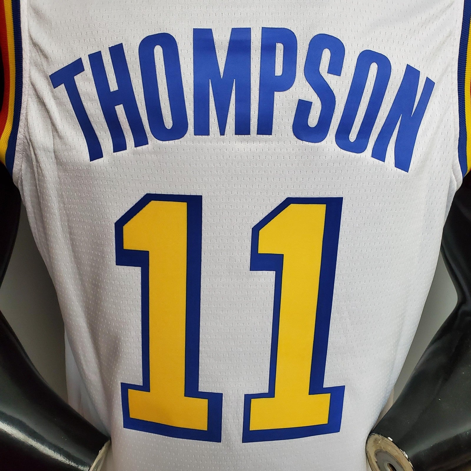 Thompson #11 Golden State Warriors Retro White Nba Jersey Nike Connect Recognition