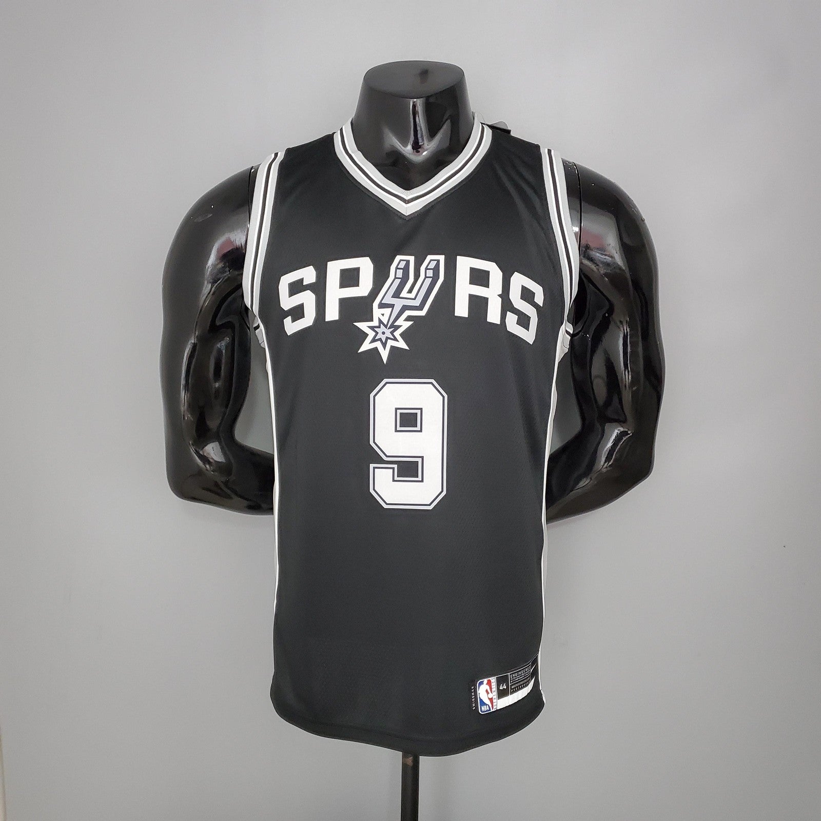 Parker#9 Spurs Black Nba Jersey