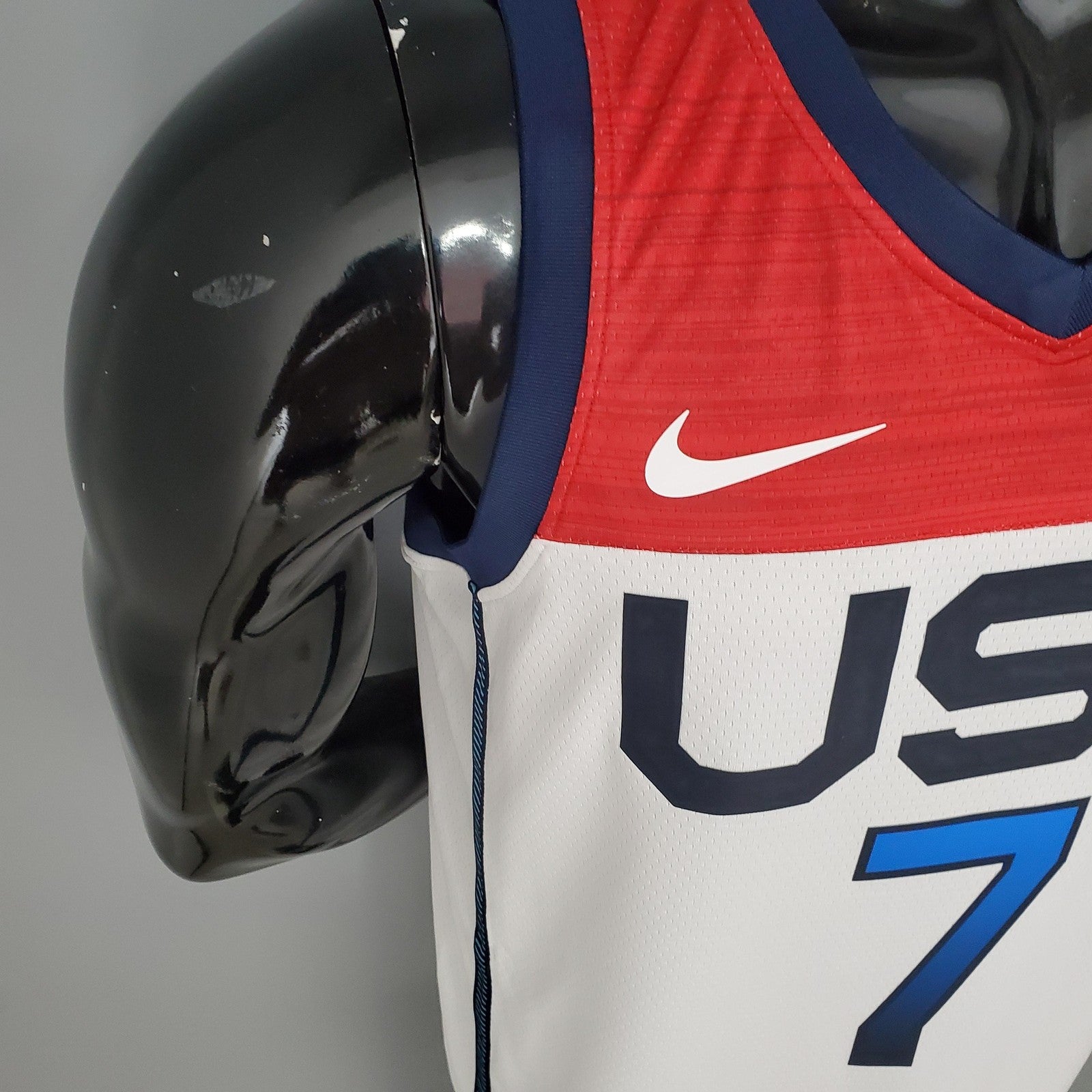 2021 Olympic Games Durant#7 Usa Team Usa White Red Nba Jersey