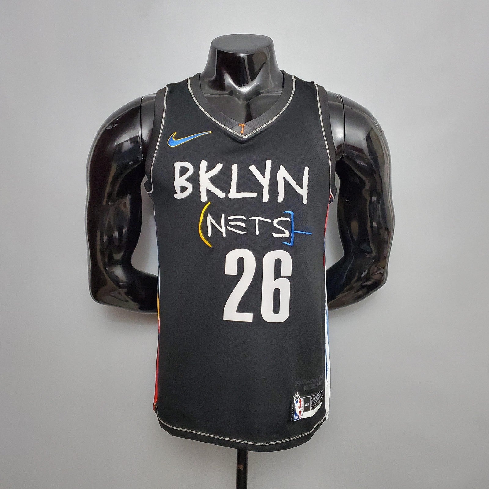 New Brooklyn Nets Dinwddie#26 City Edition Black