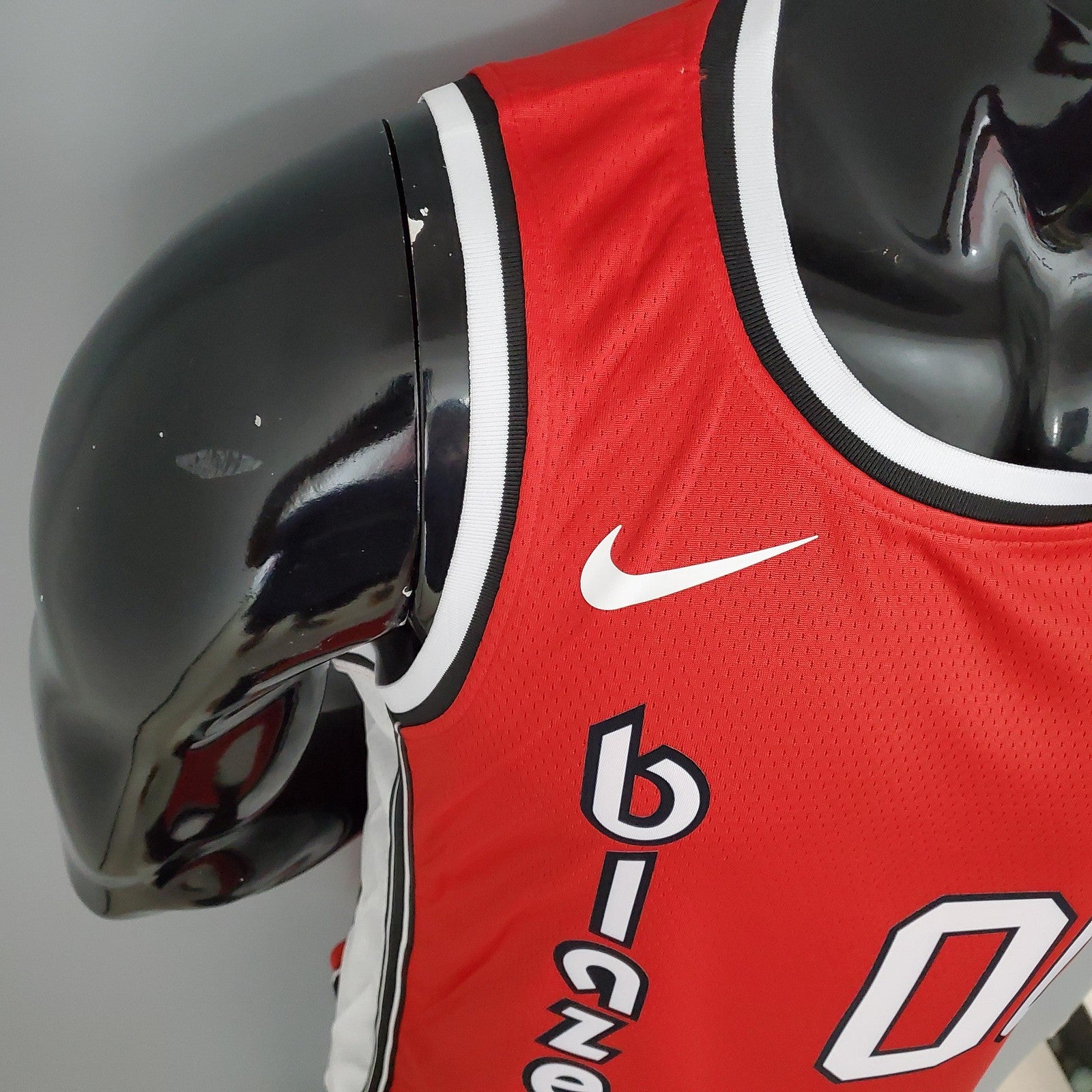 Anthony#00 Trail Blazers Retro Red Nba Jersey