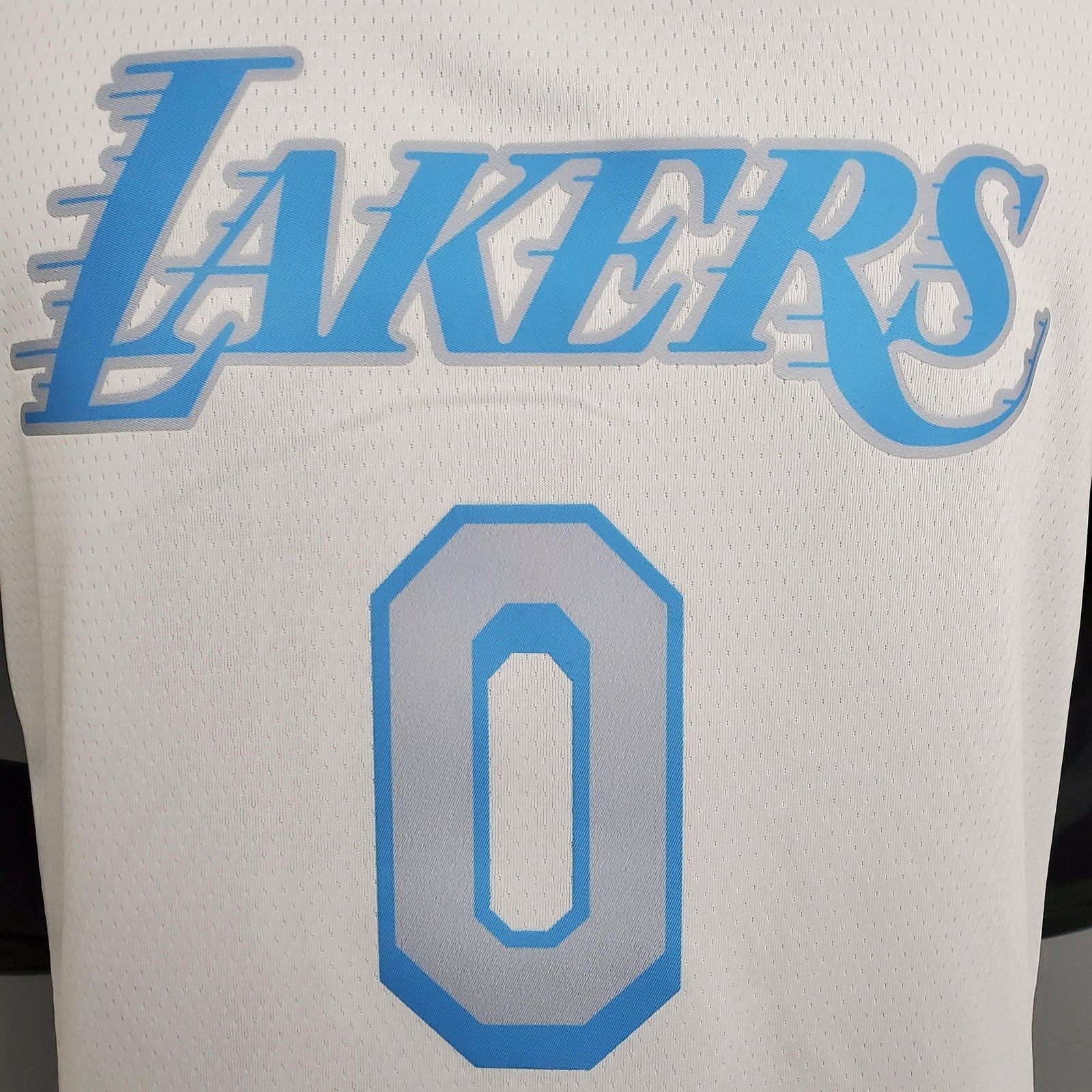 2021 Westbrook#0 Lakers Retro White Nba Jersey