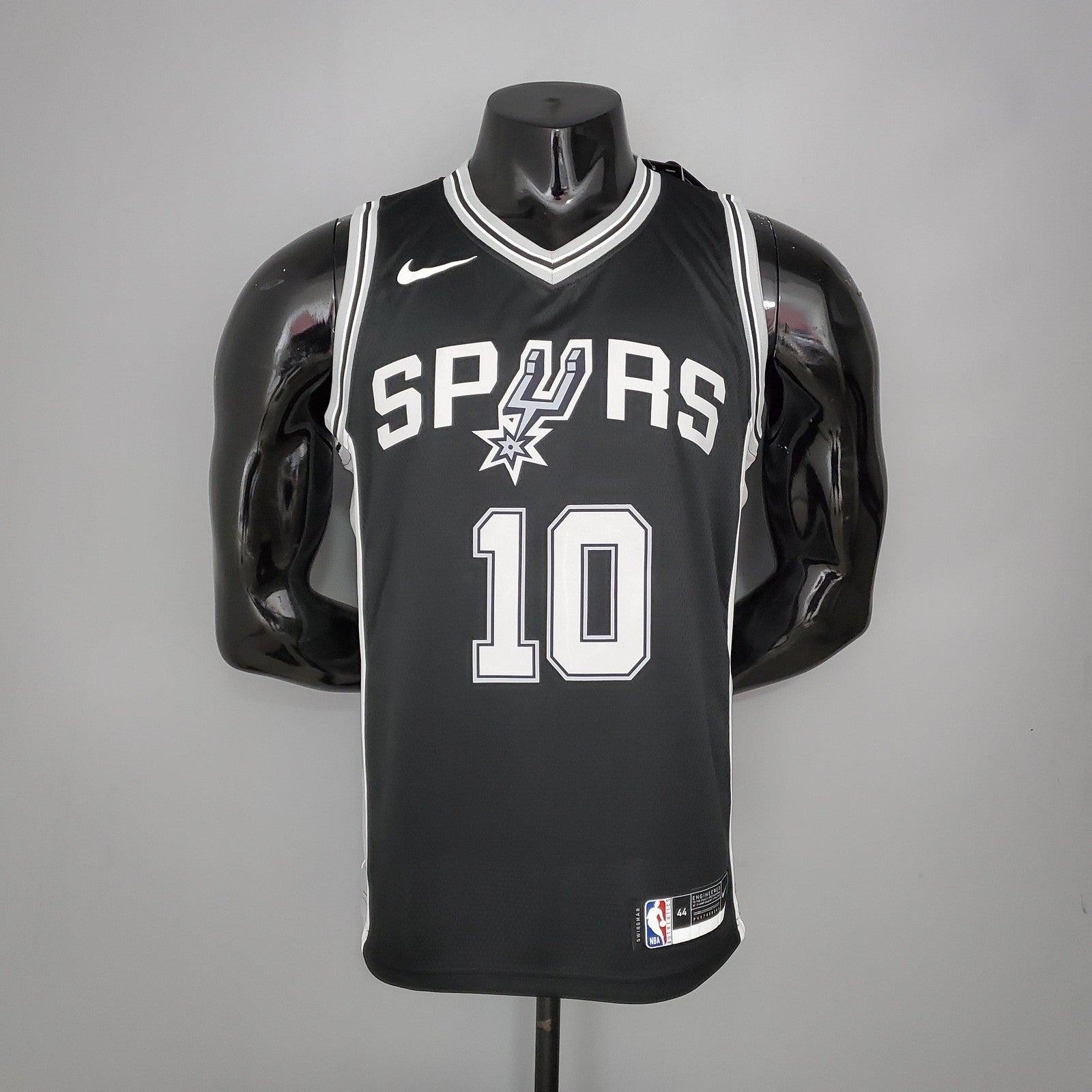 Derozan#10 Spurs Spurs Black Nba Jersey