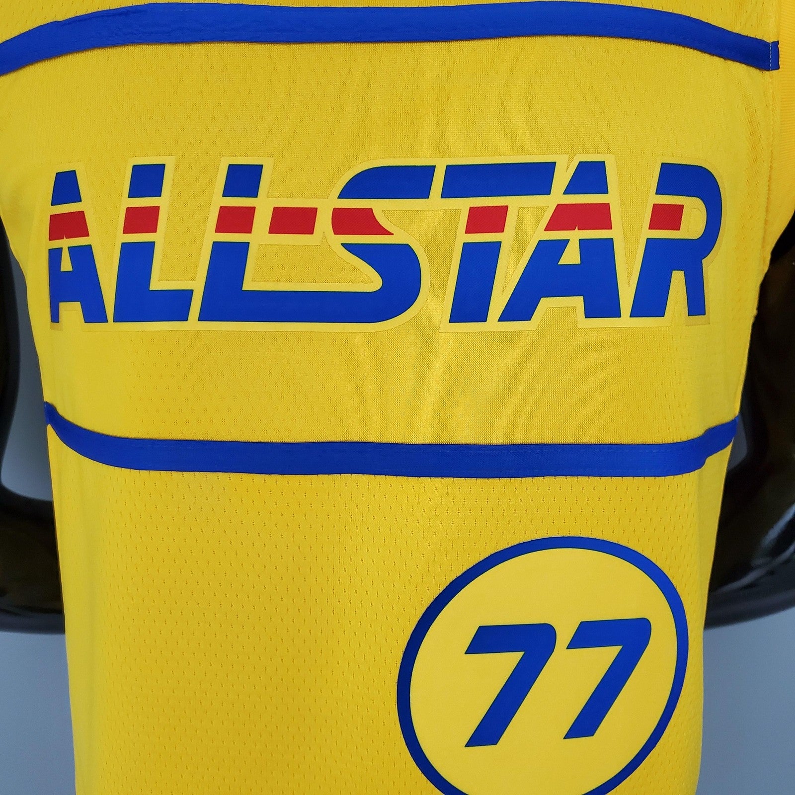 2021 Doncic#77 All Star Yellow Nba Jersey