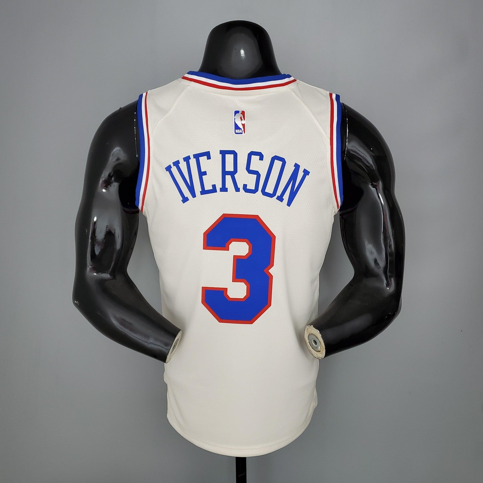 2021 Iverson#3 76ers Bonus Edition Off White Nba Jersey